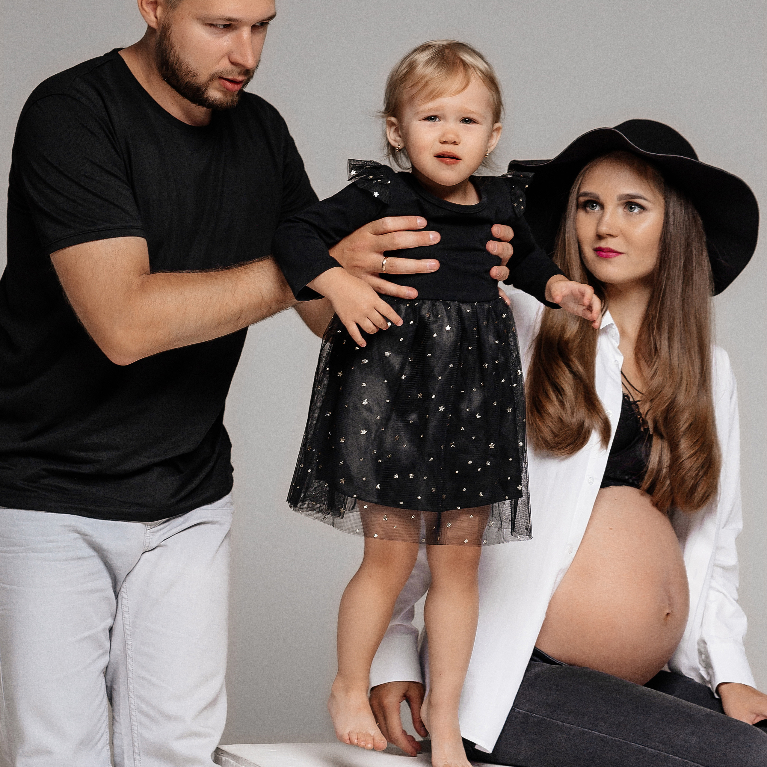 Кристина с семьей