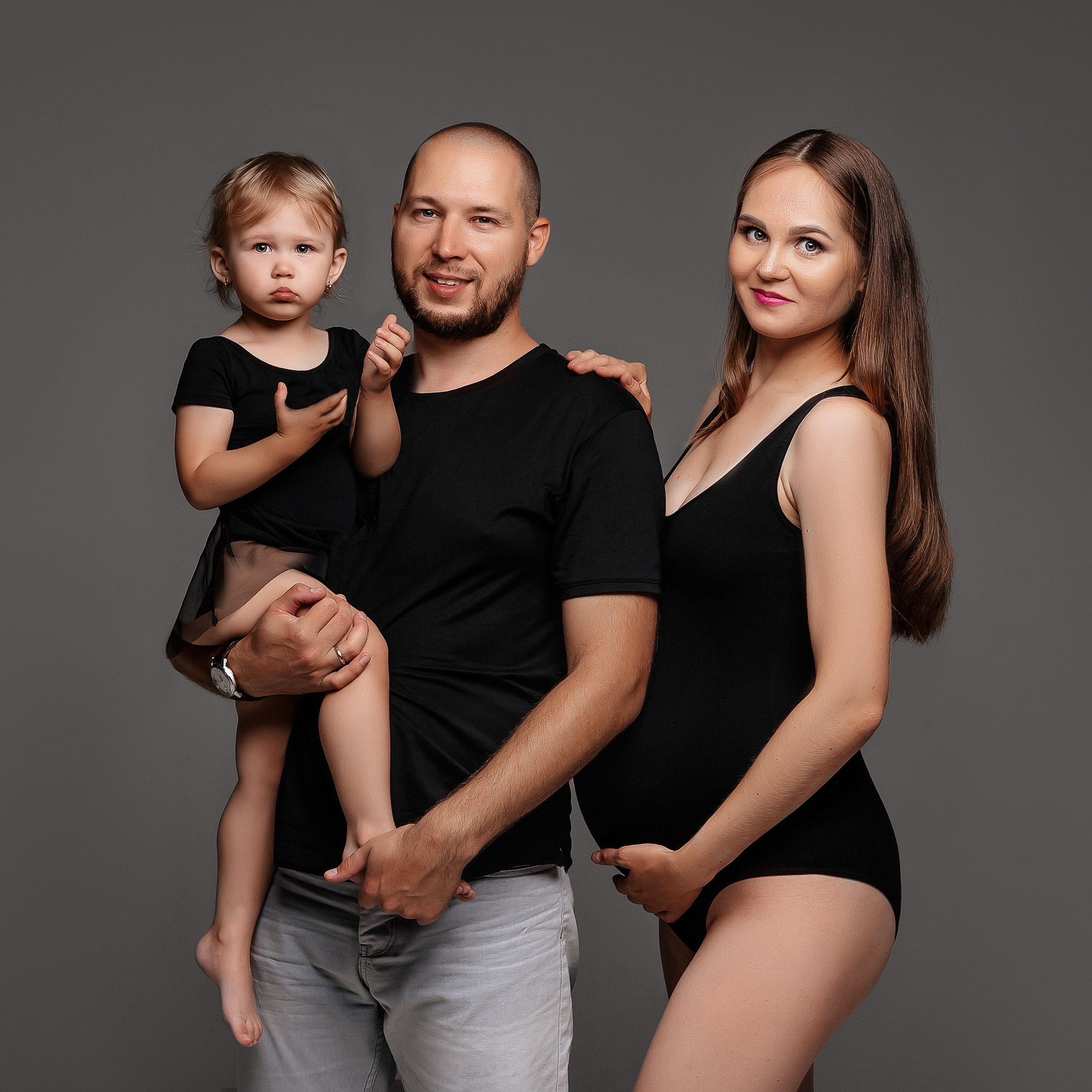 Кристина с семьей