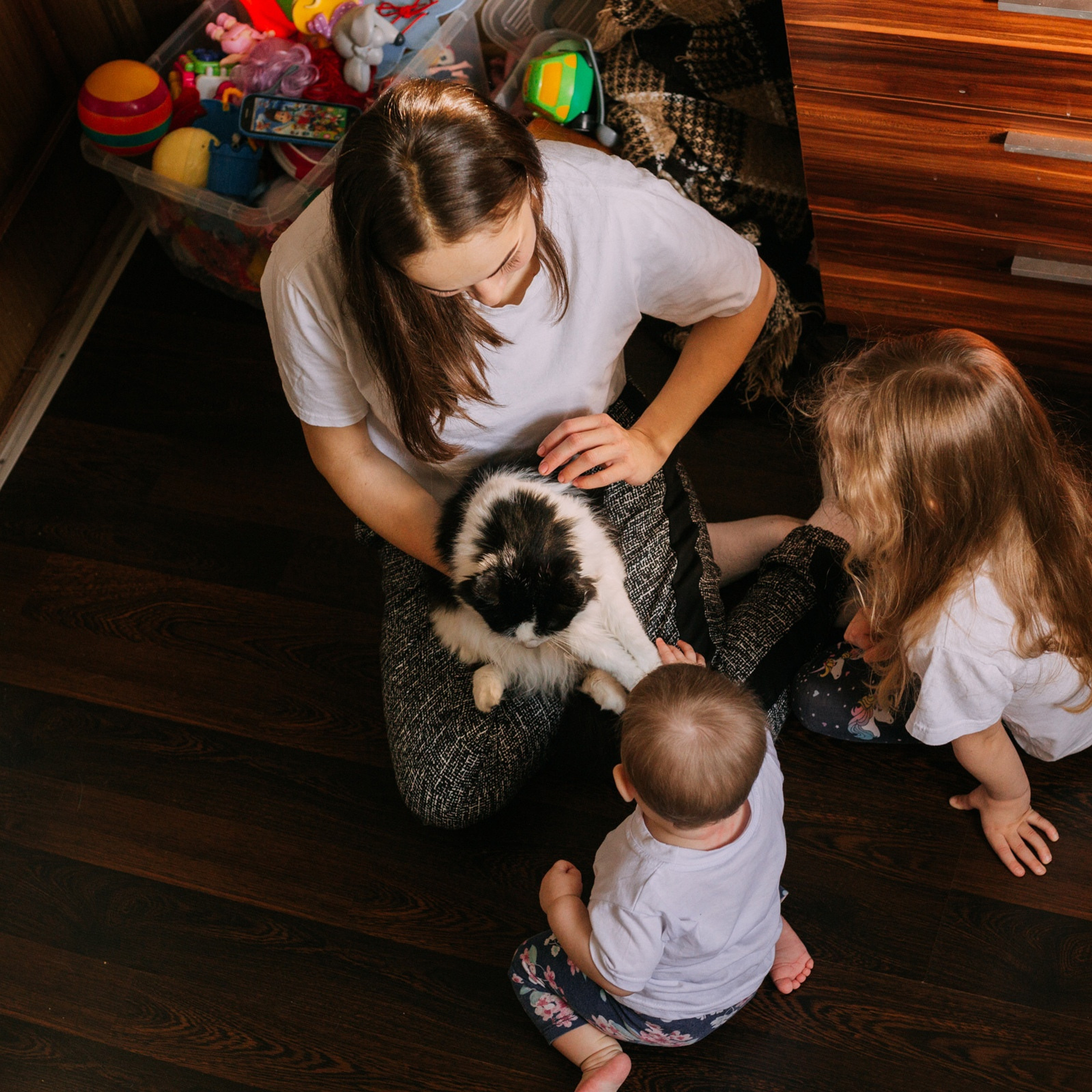 Женя с дочками