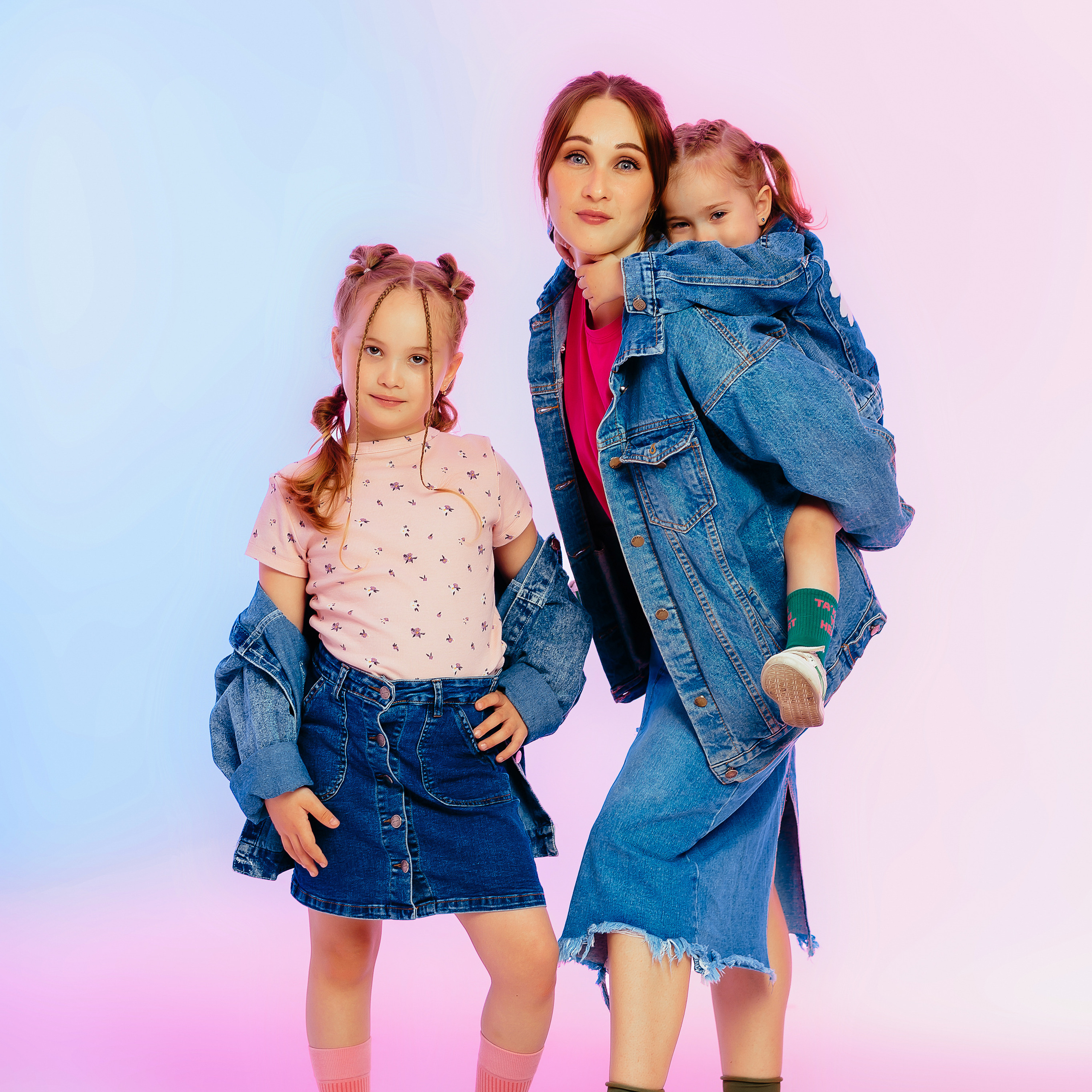 Женя с дочками