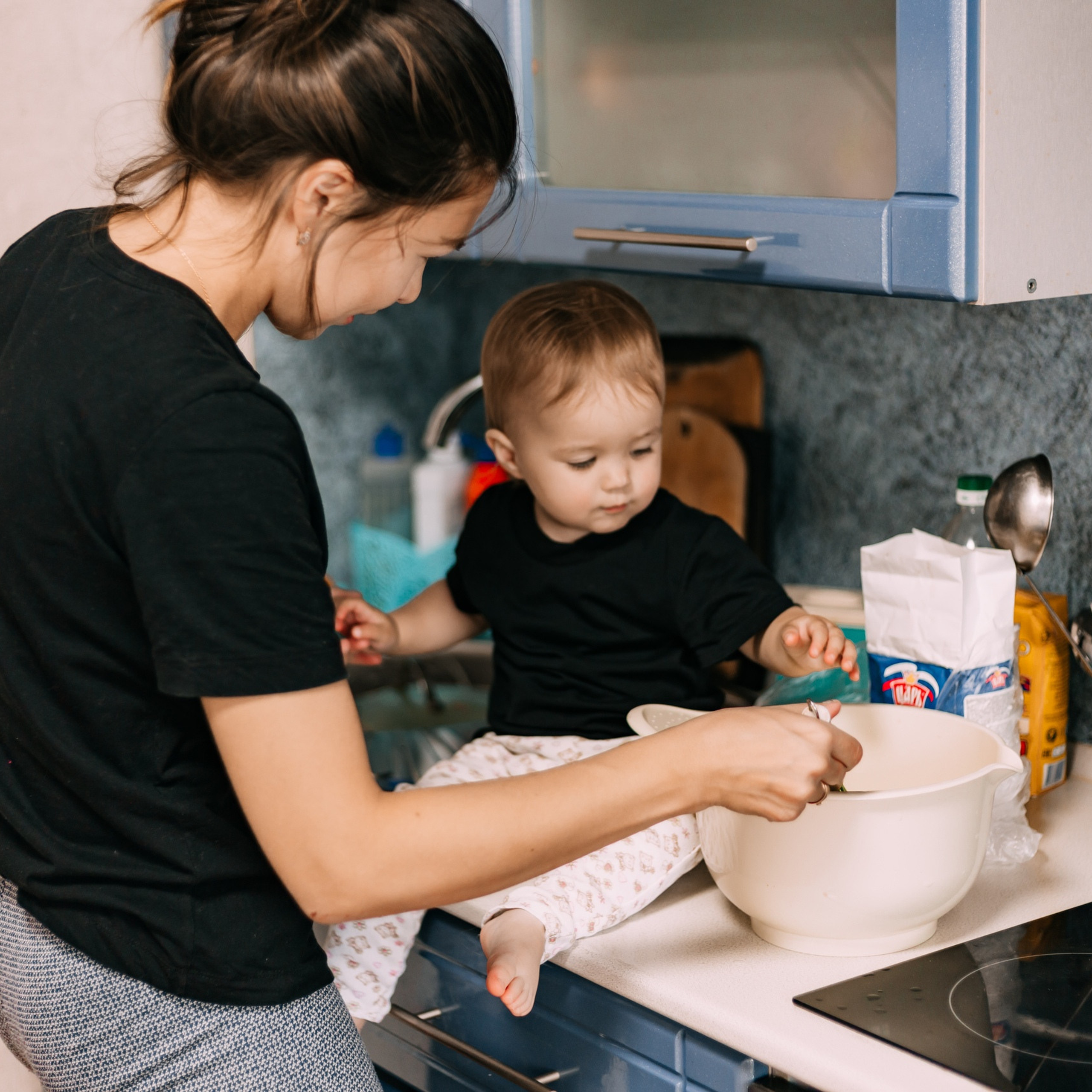 Дарья с дочкой Олесей