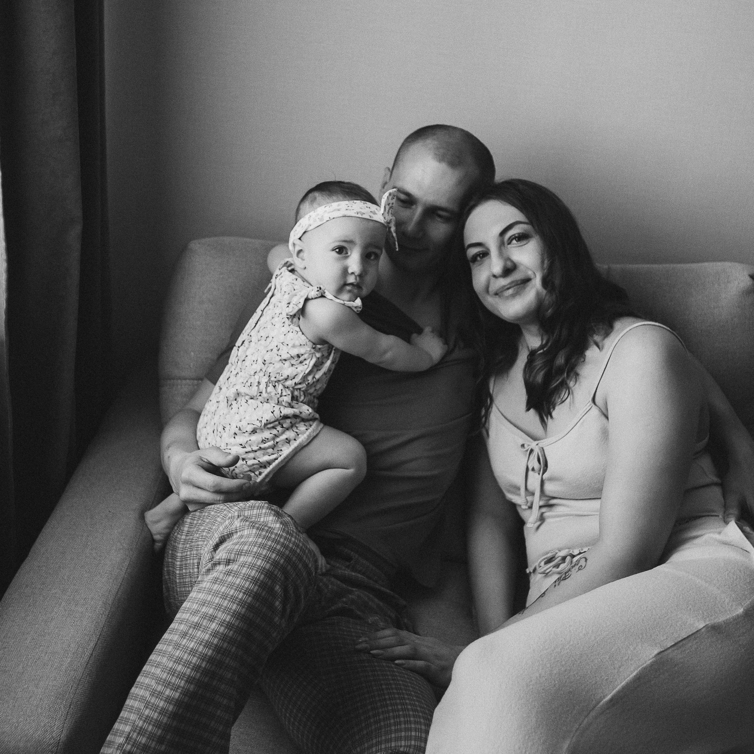 Рита с мамой и папой