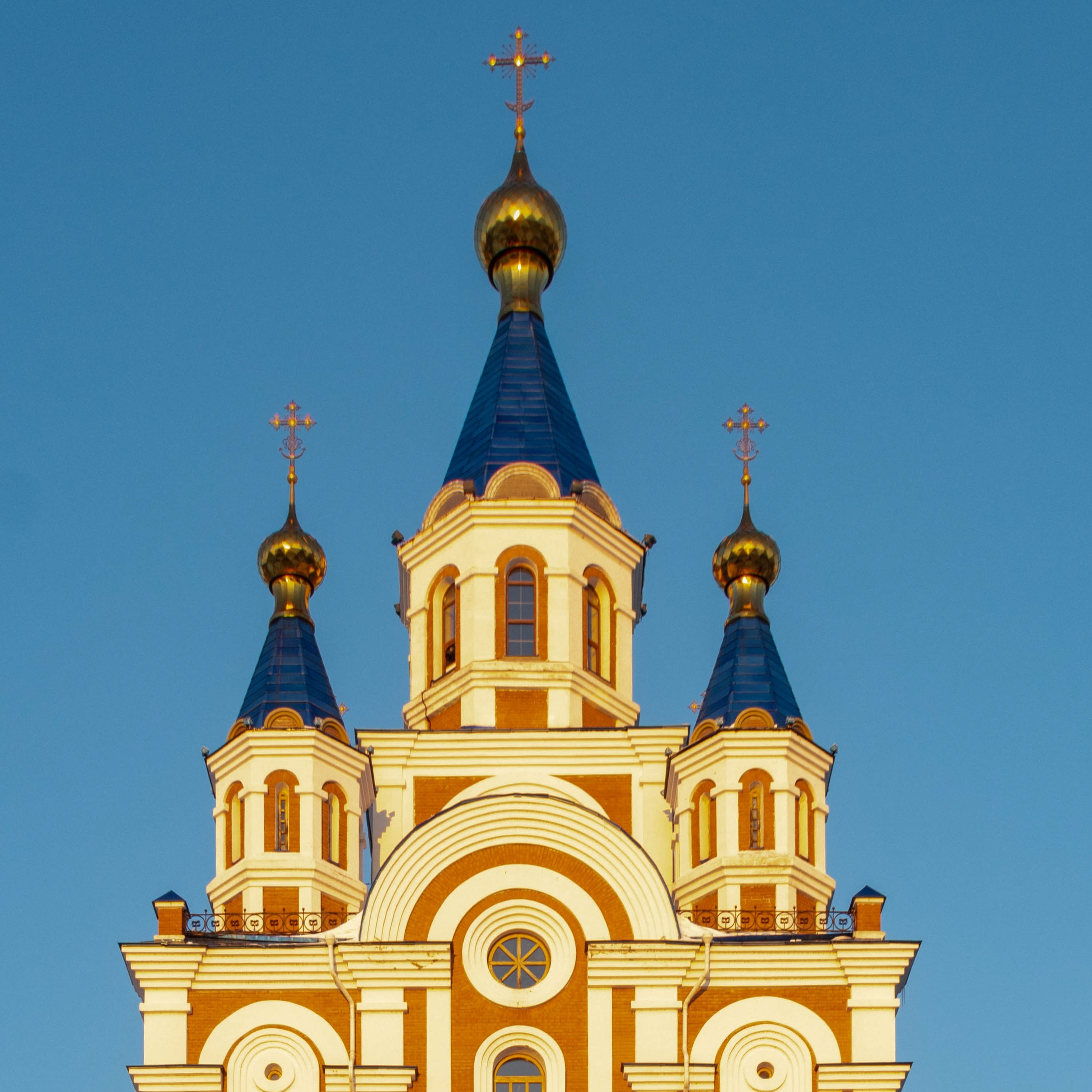 Первый каменный храм Хабаровска