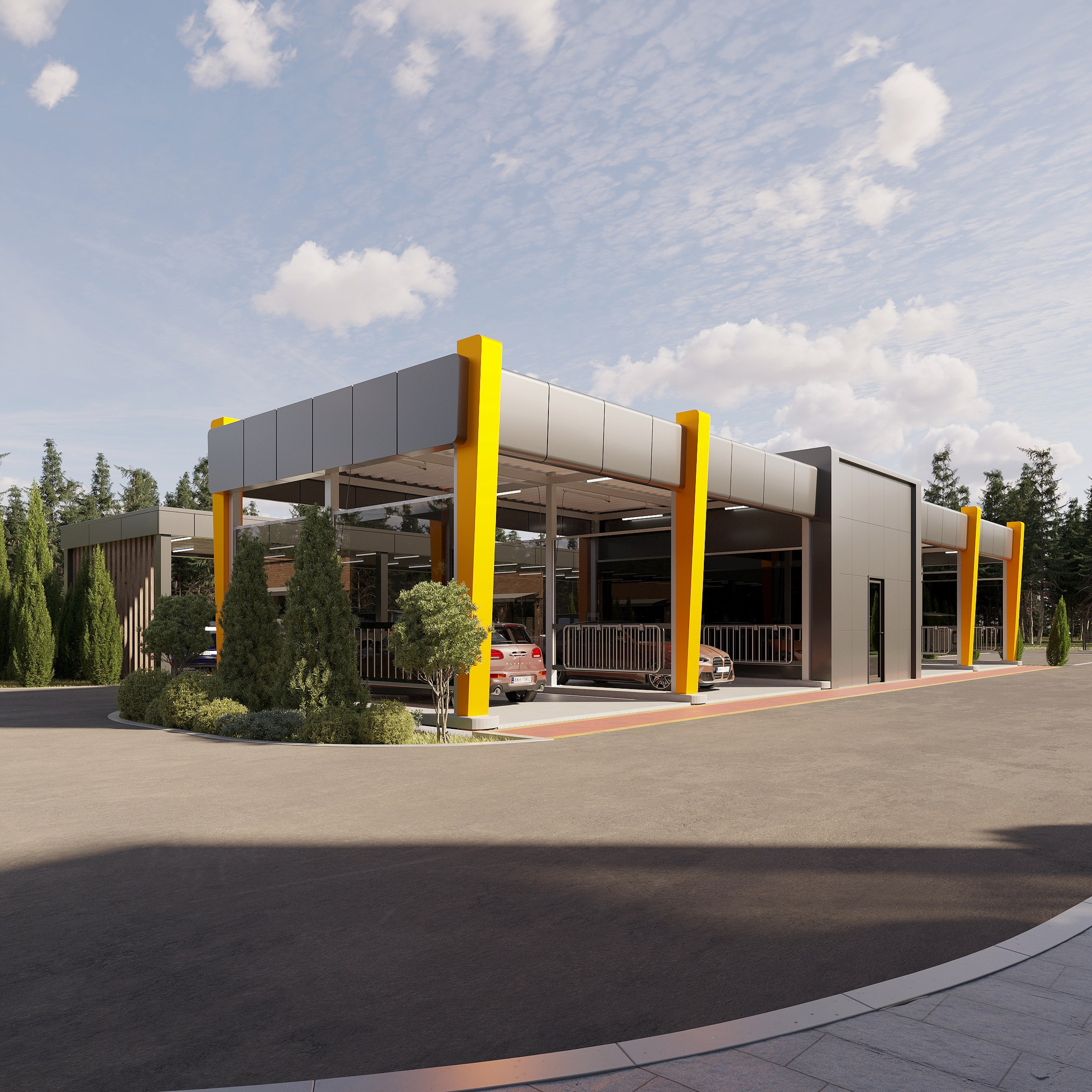 Car Wash, Service Station & Café