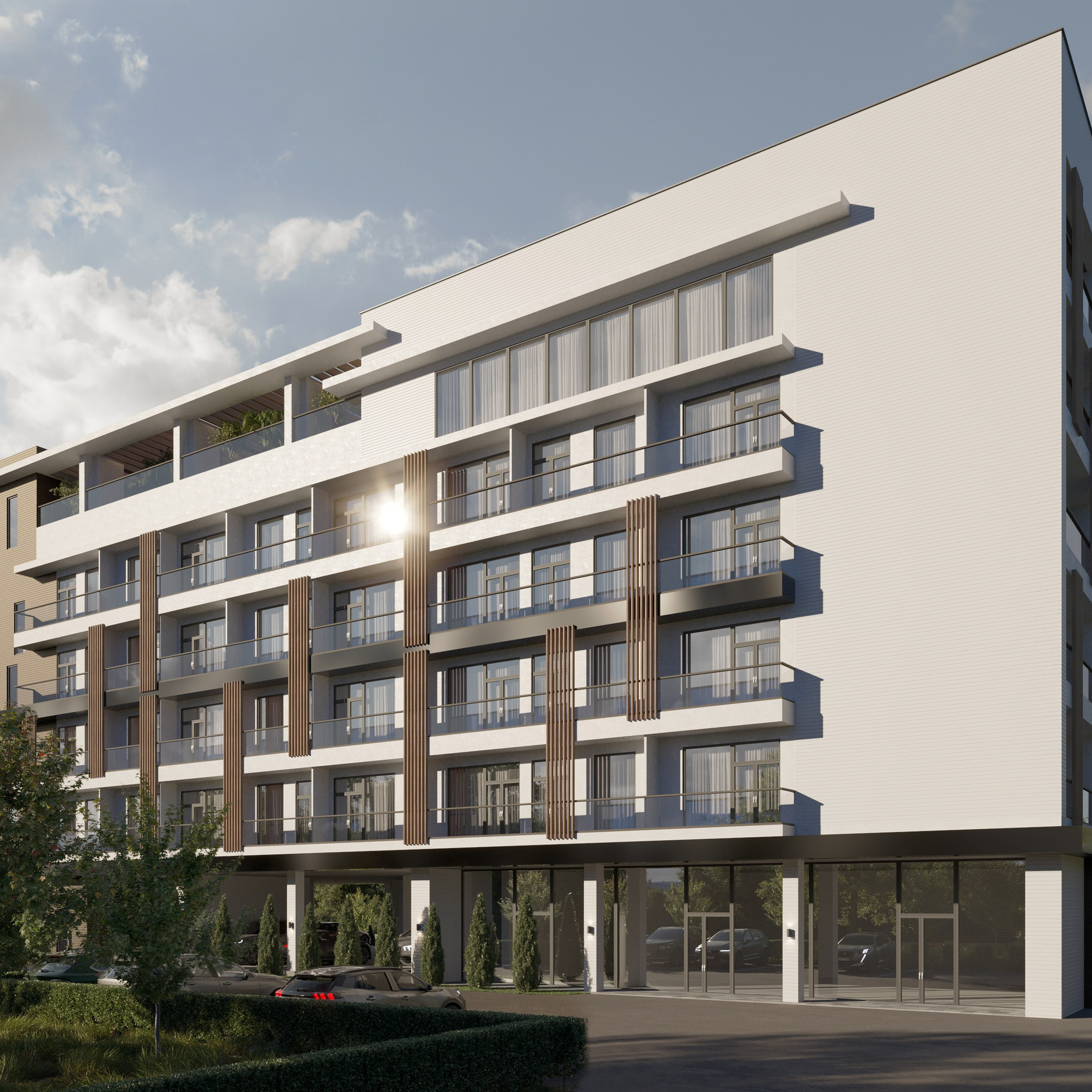 Modern hotel