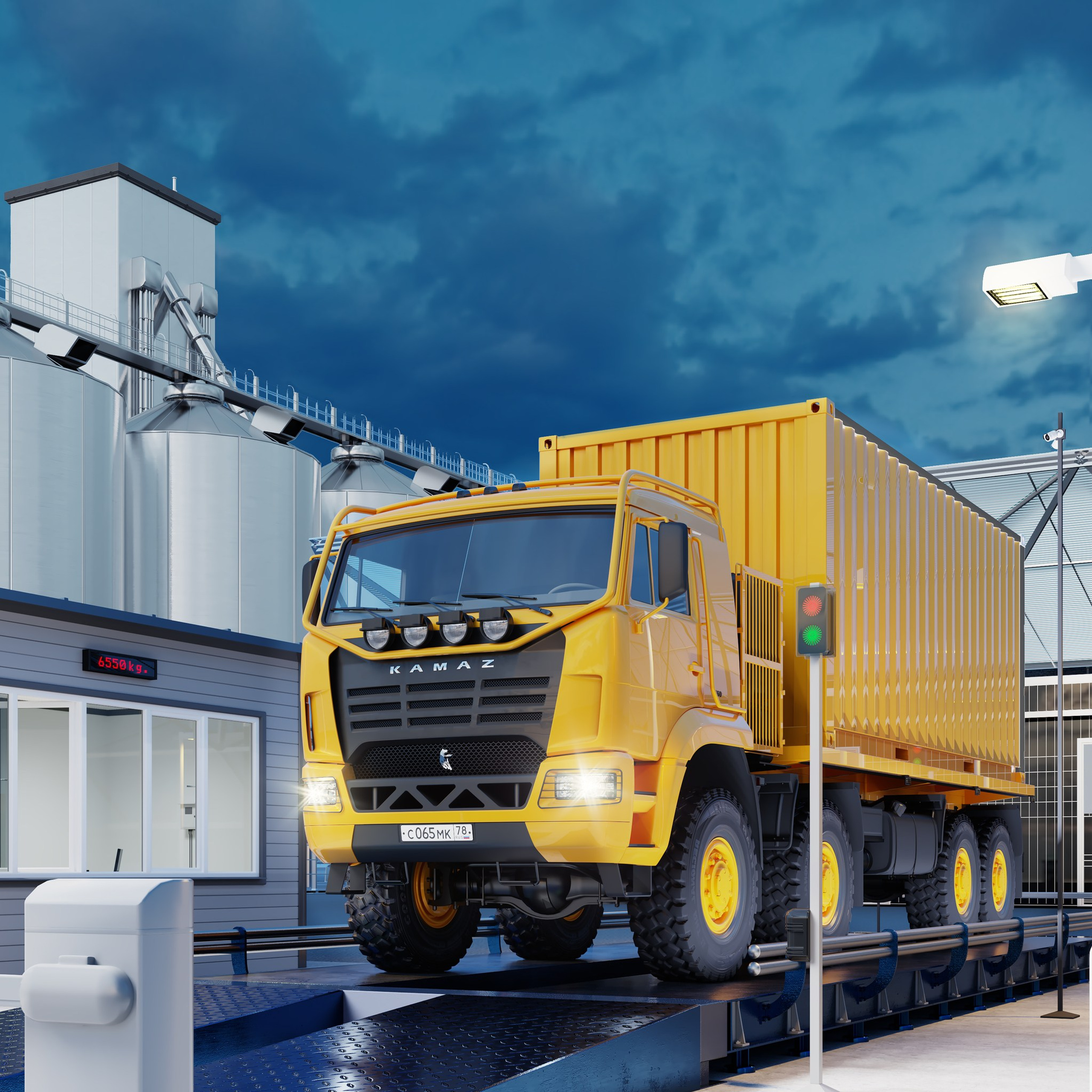 3D Visualization of Weighing Equipment
