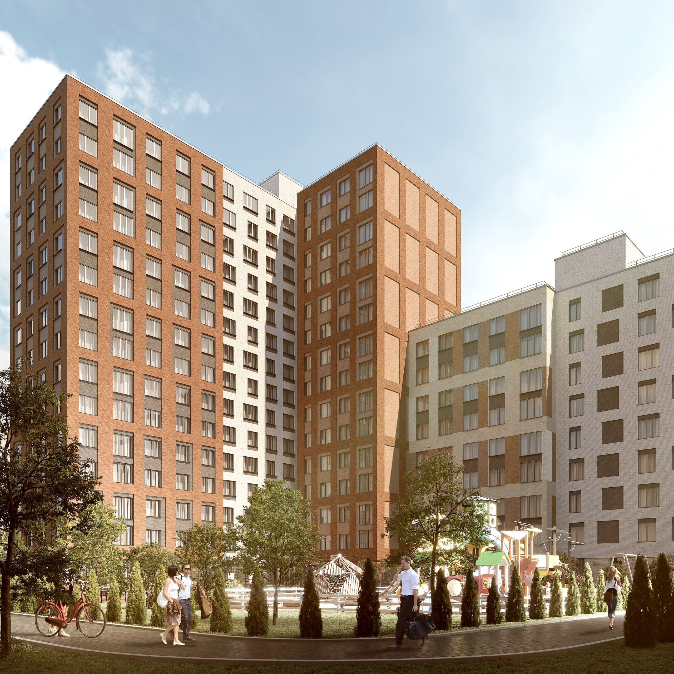 3D Visualization of Residential Complex
