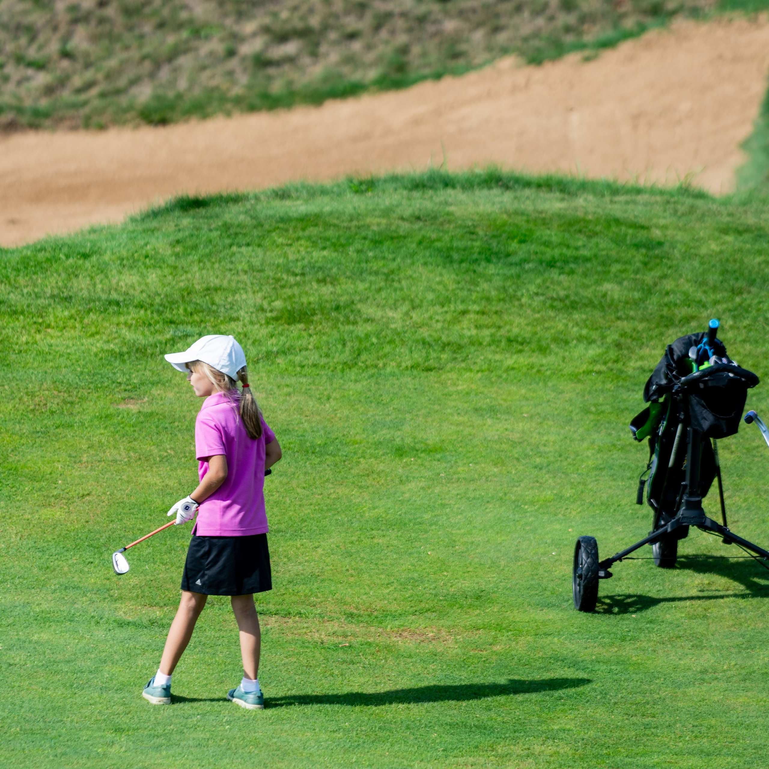 Тренировки по гольфу для детей