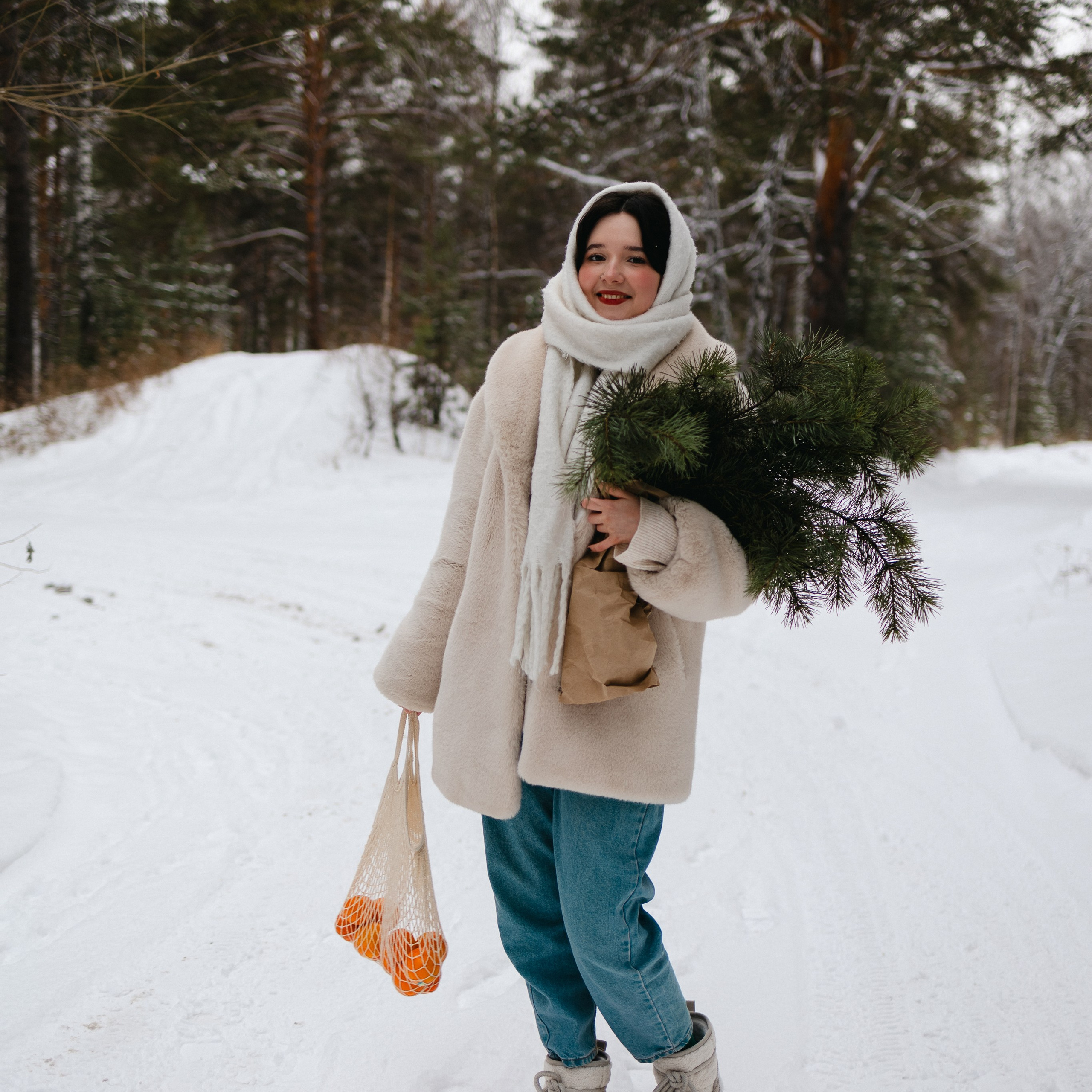Зимняя фотопрогулка. Стефания. Семейный фотограф г. Тюмень