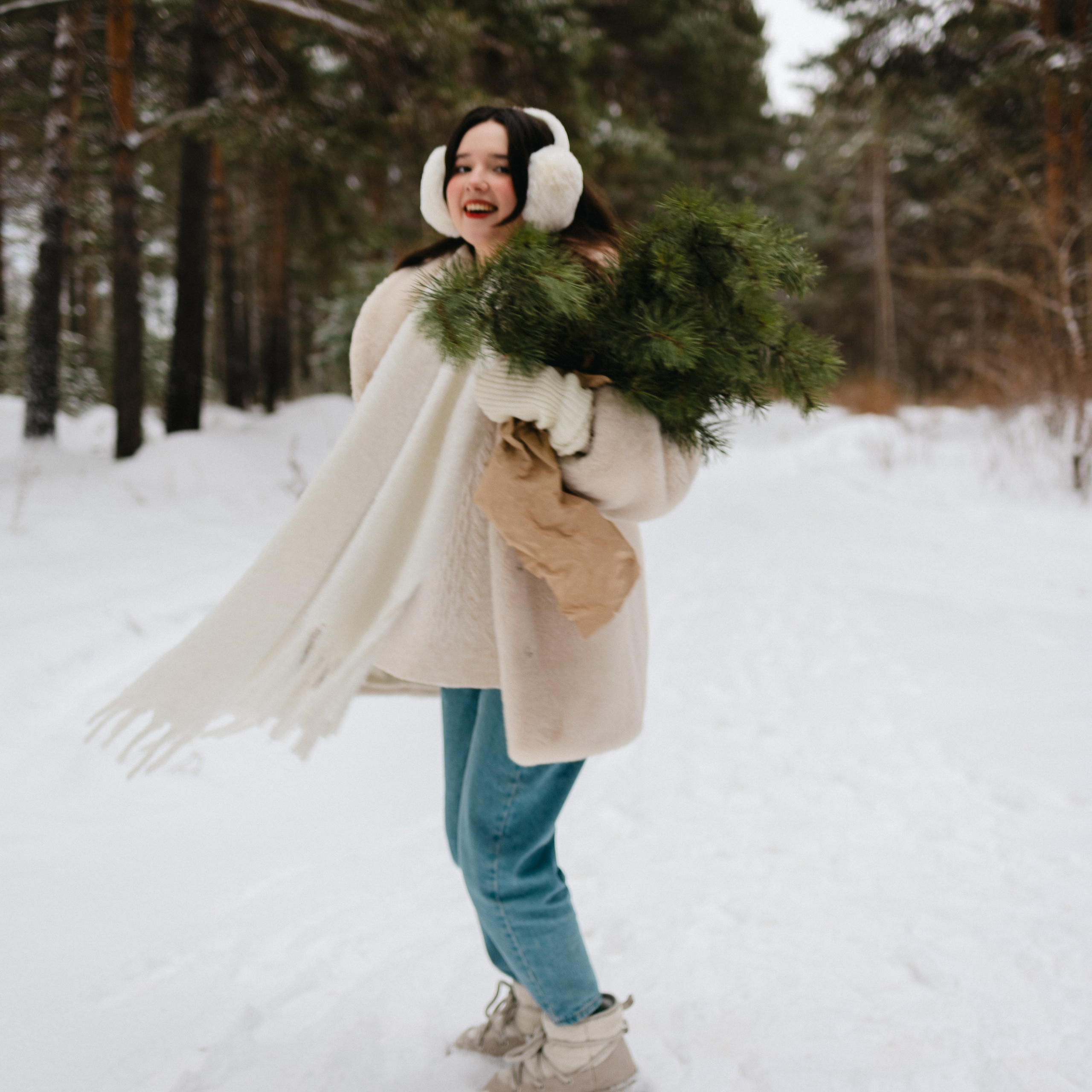 Зимняя фотопрогулка. Стефания. Семейный фотограф г. Тюмень