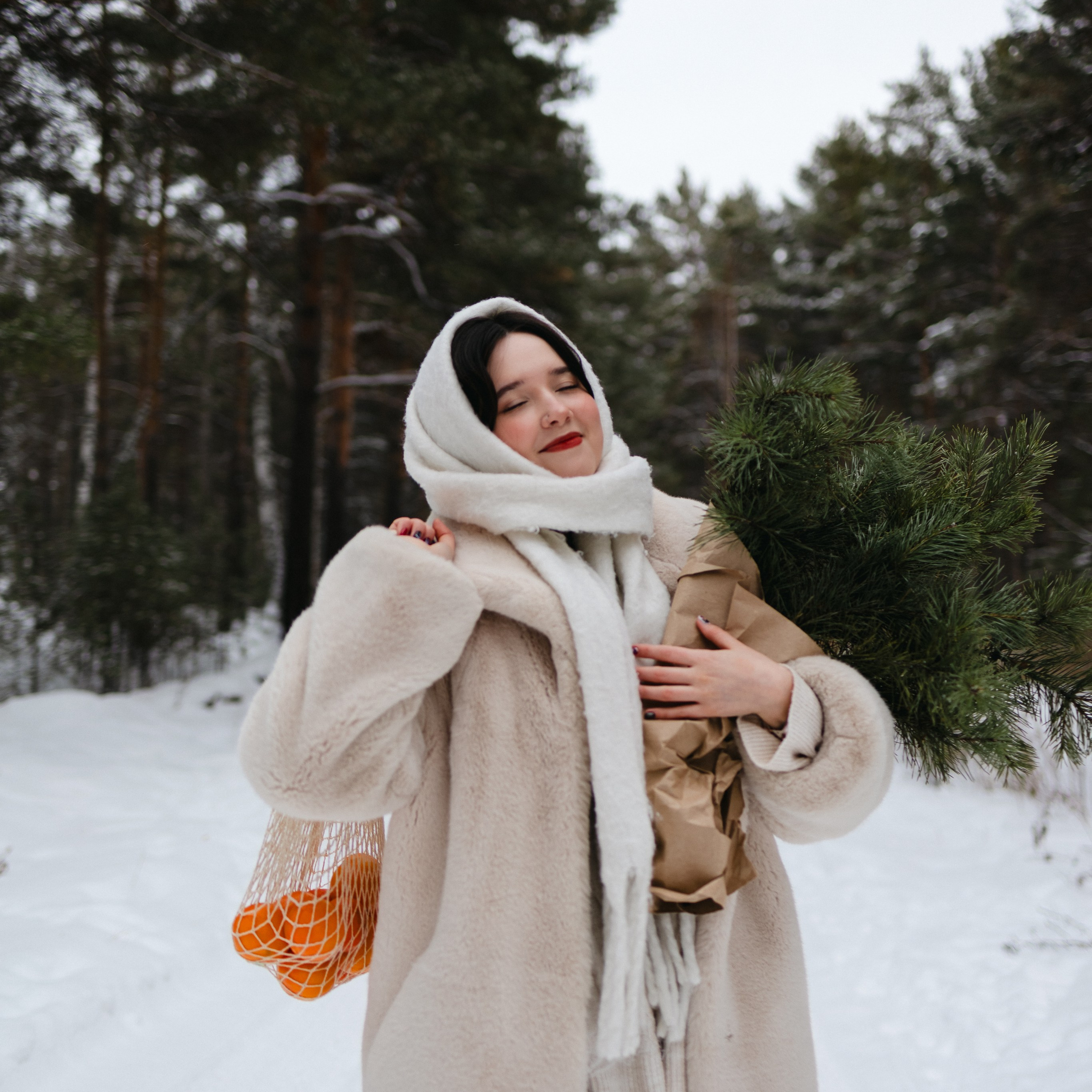 Зимняя фотопрогулка. Стефания. Семейный фотограф г. Тюмень