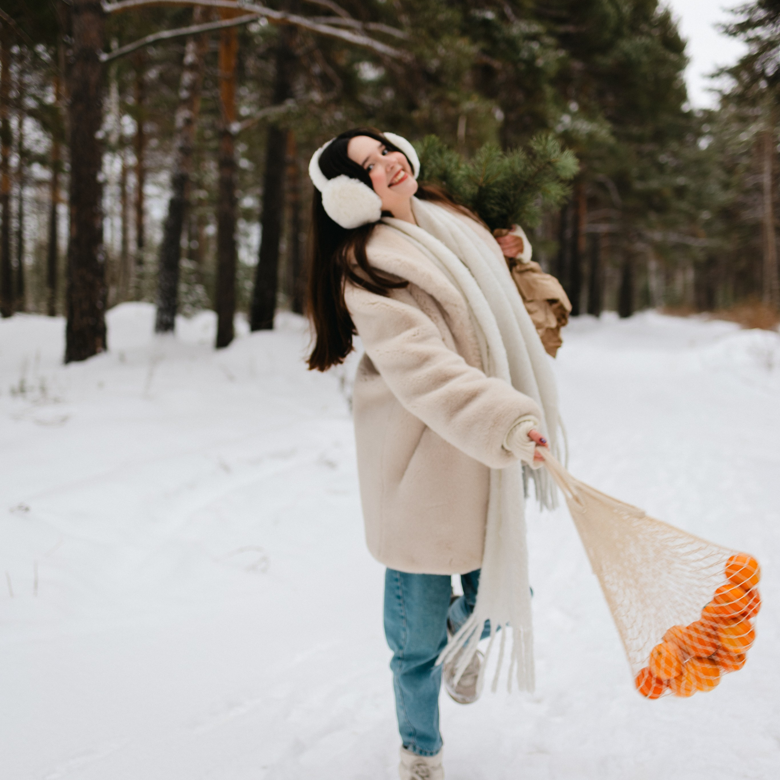 Зимняя фотопрогулка. Стефания. Семейный фотограф г. Тюмень