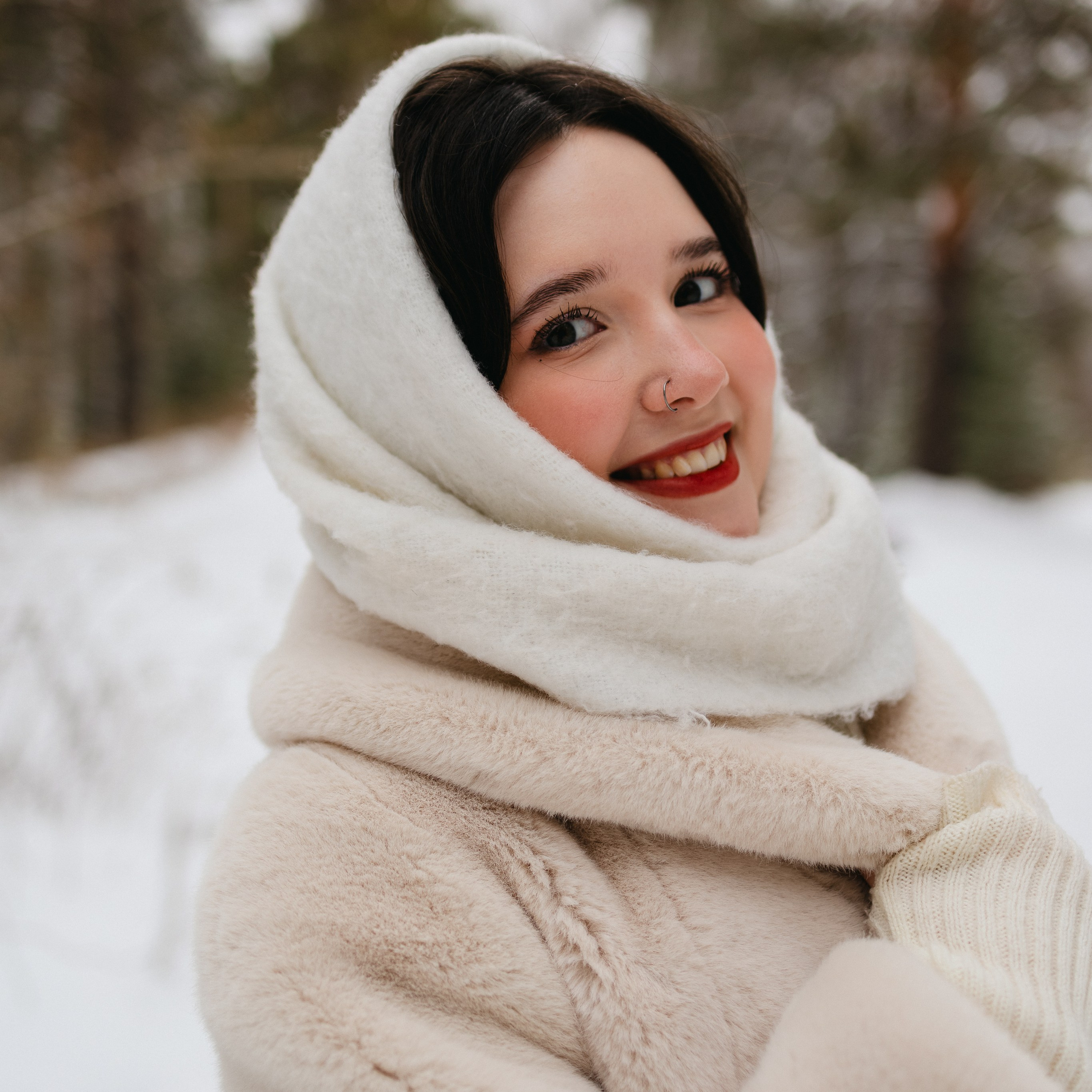 Зимняя фотопрогулка. Стефания. Семейный фотограф г. Тюмень