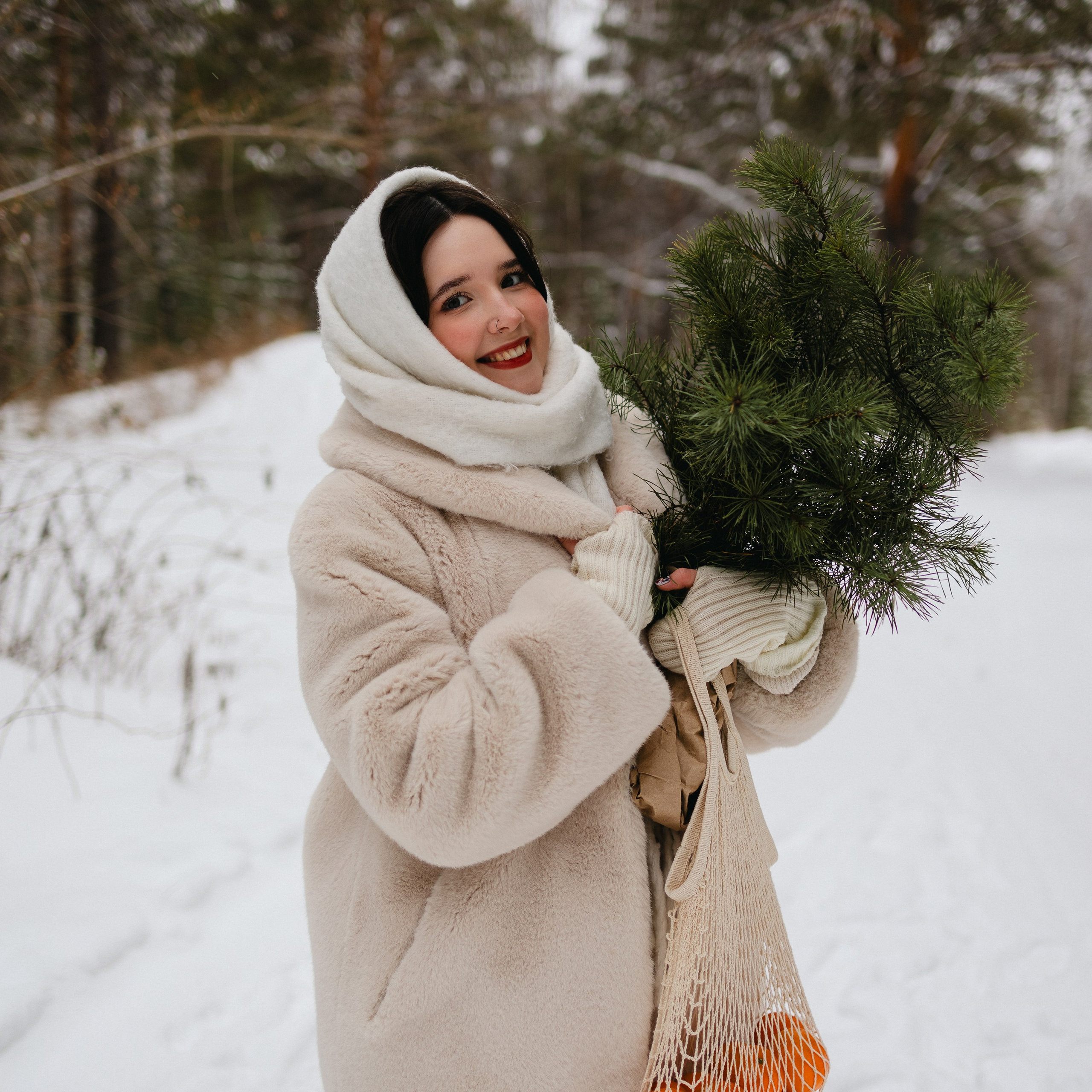 Зимняя фотопрогулка. Стефания. Семейный фотограф г. Тюмень