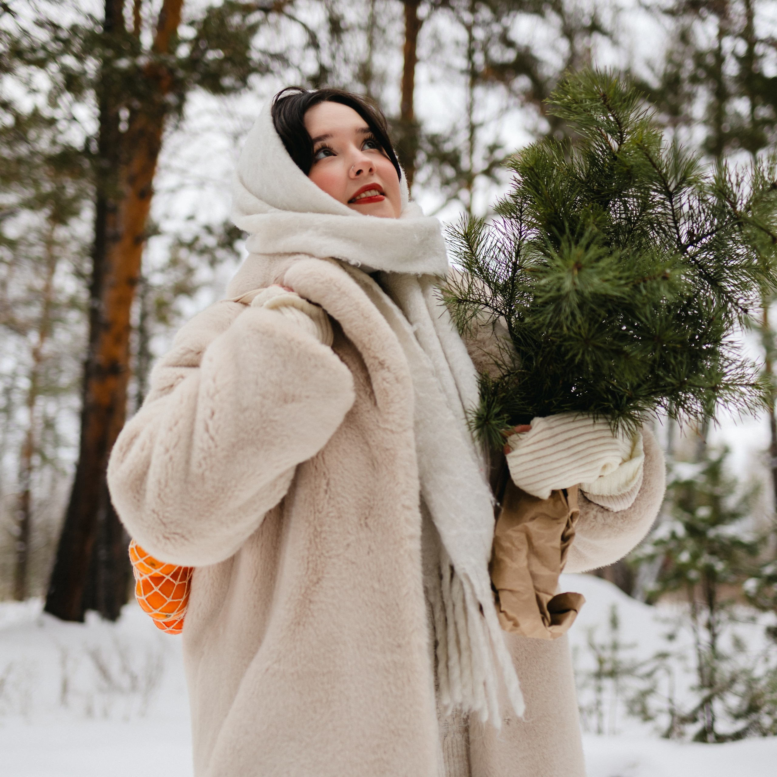 Зимняя фотопрогулка. Стефания. Семейный фотограф г. Тюмень