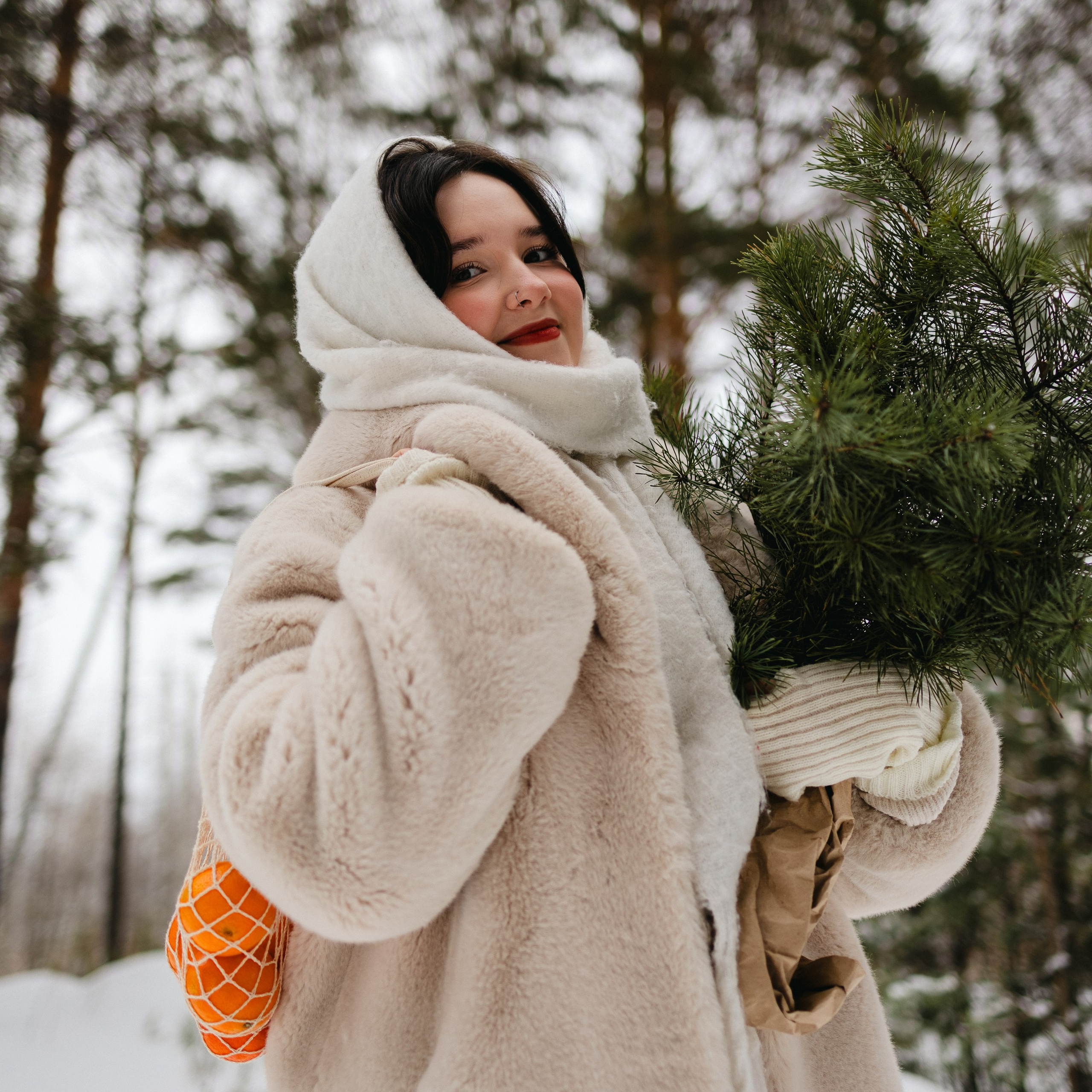 Зимняя фотопрогулка. Стефания. Семейный фотограф г. Тюмень