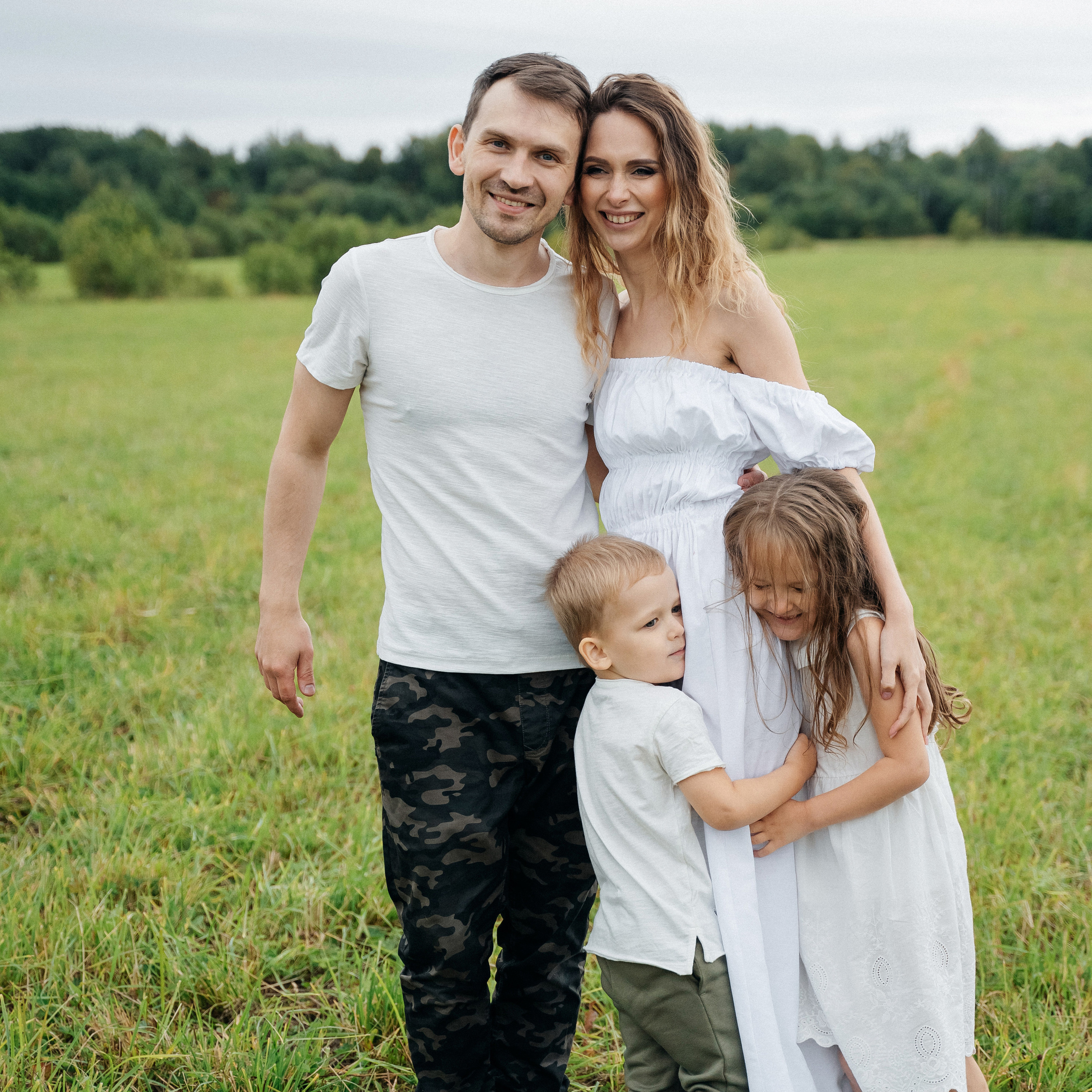 На природе