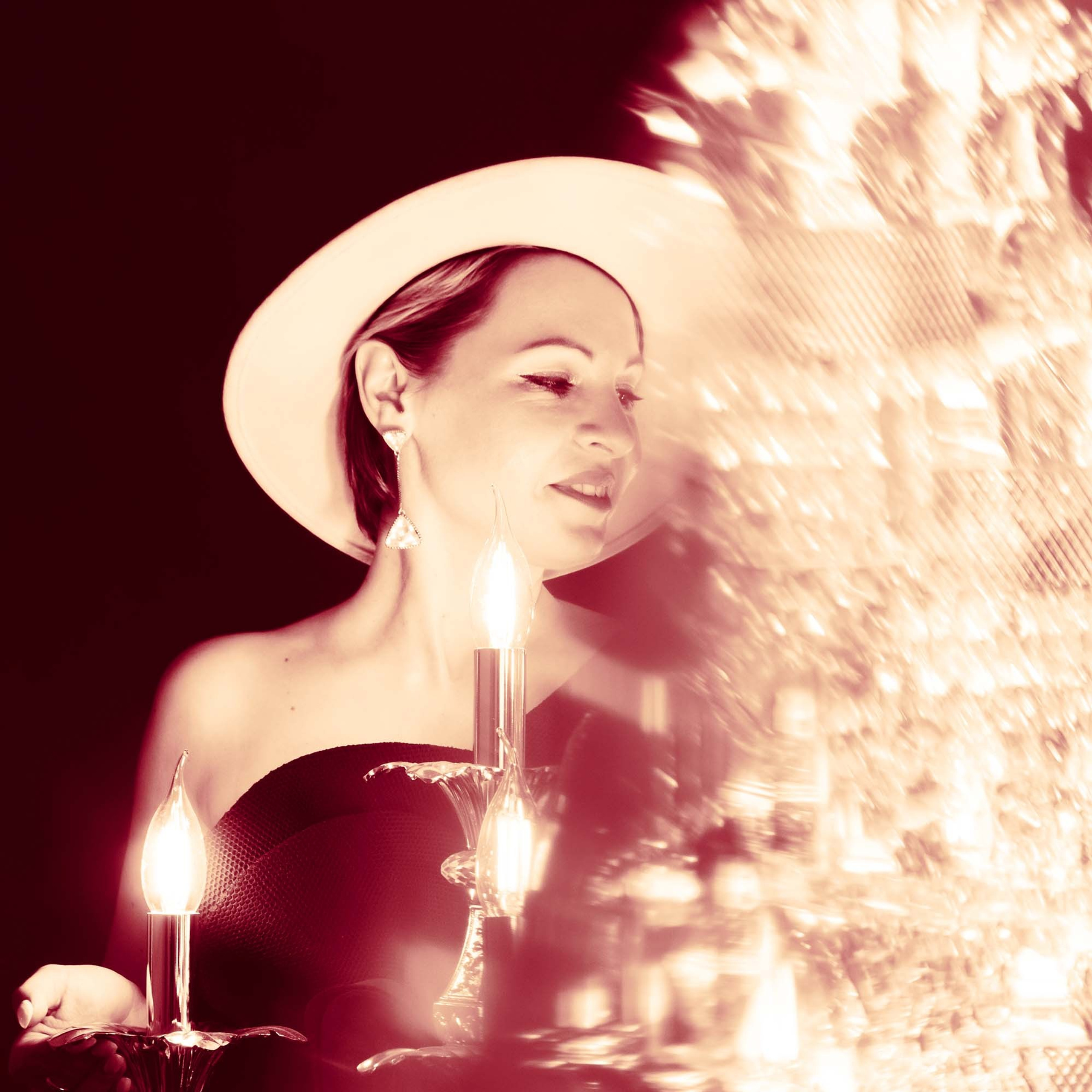 Фотосессия в вечернем платье