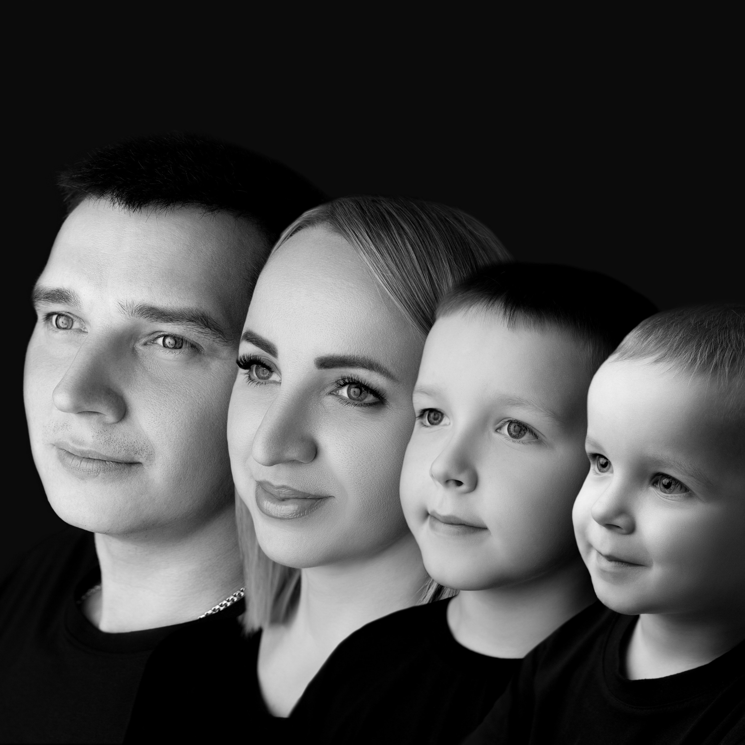 Семейный портрет. Фотограф новорожденных в г. Барнаул Ренпенинг Катерина