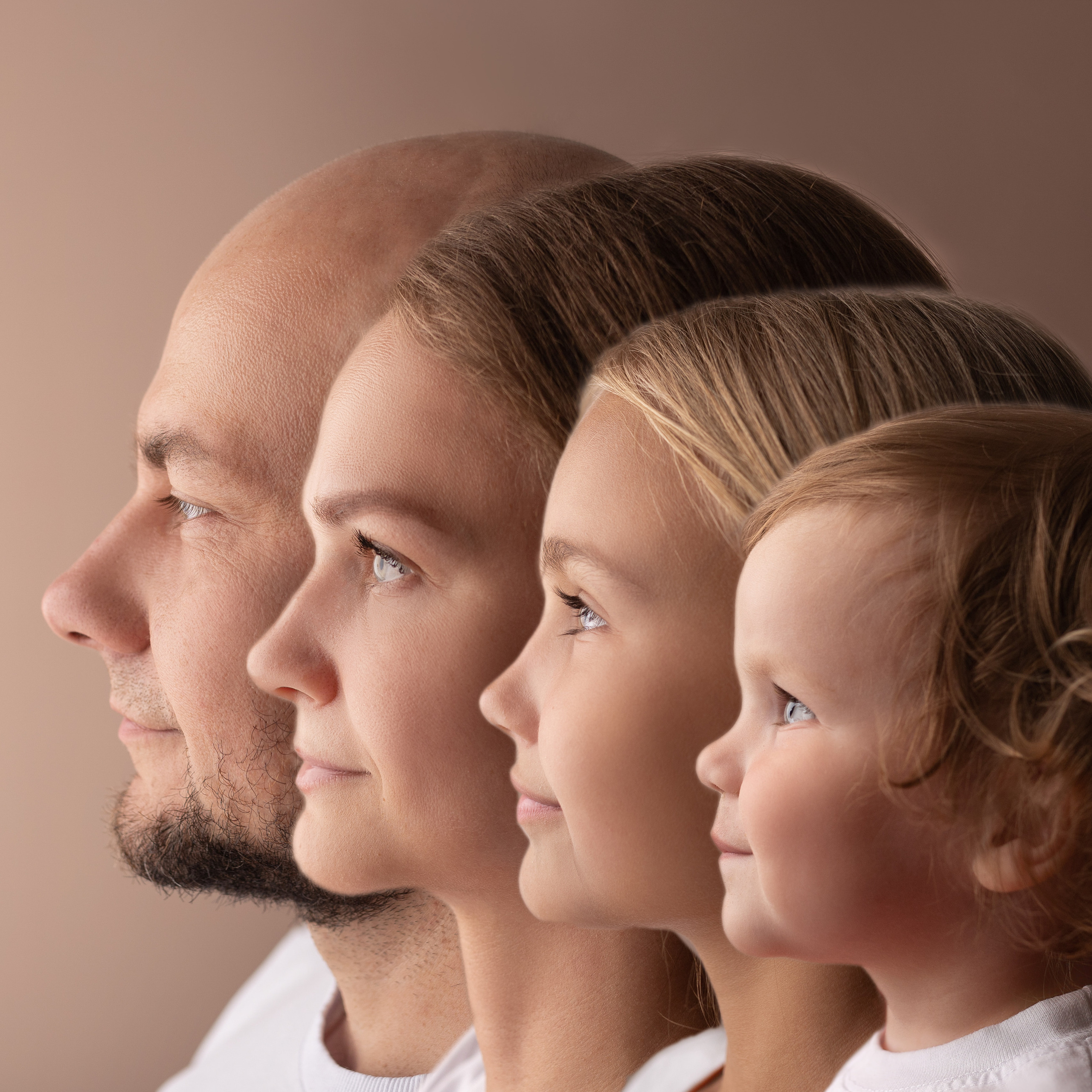 Семейный портрет. Фотограф новорожденных в г. Барнаул Ренпенинг Катерина