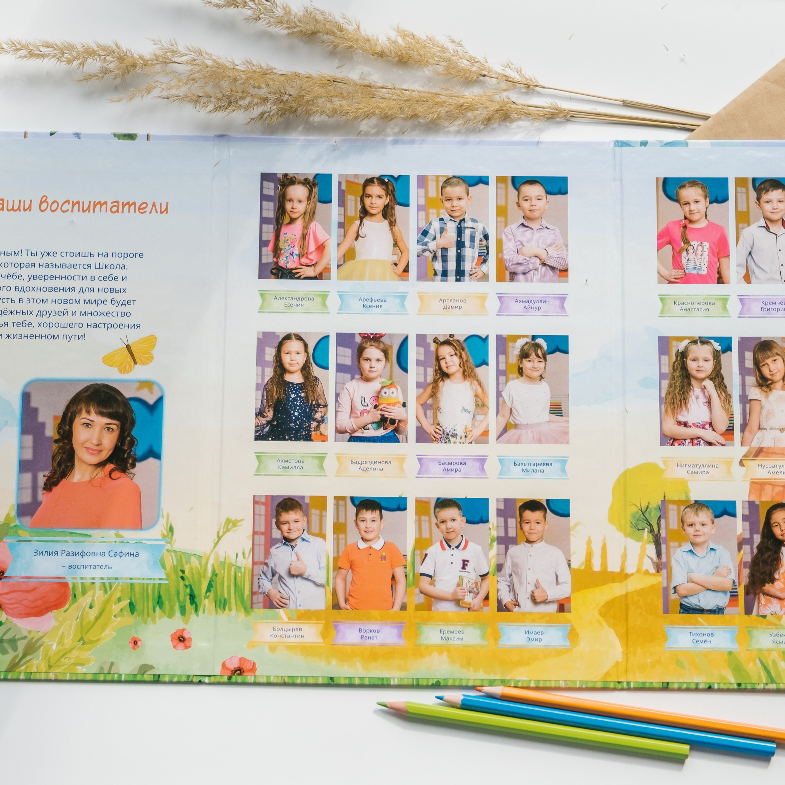 Фотопапка трюмо для детского сада. Выпускные альбомы «Окейкнига»