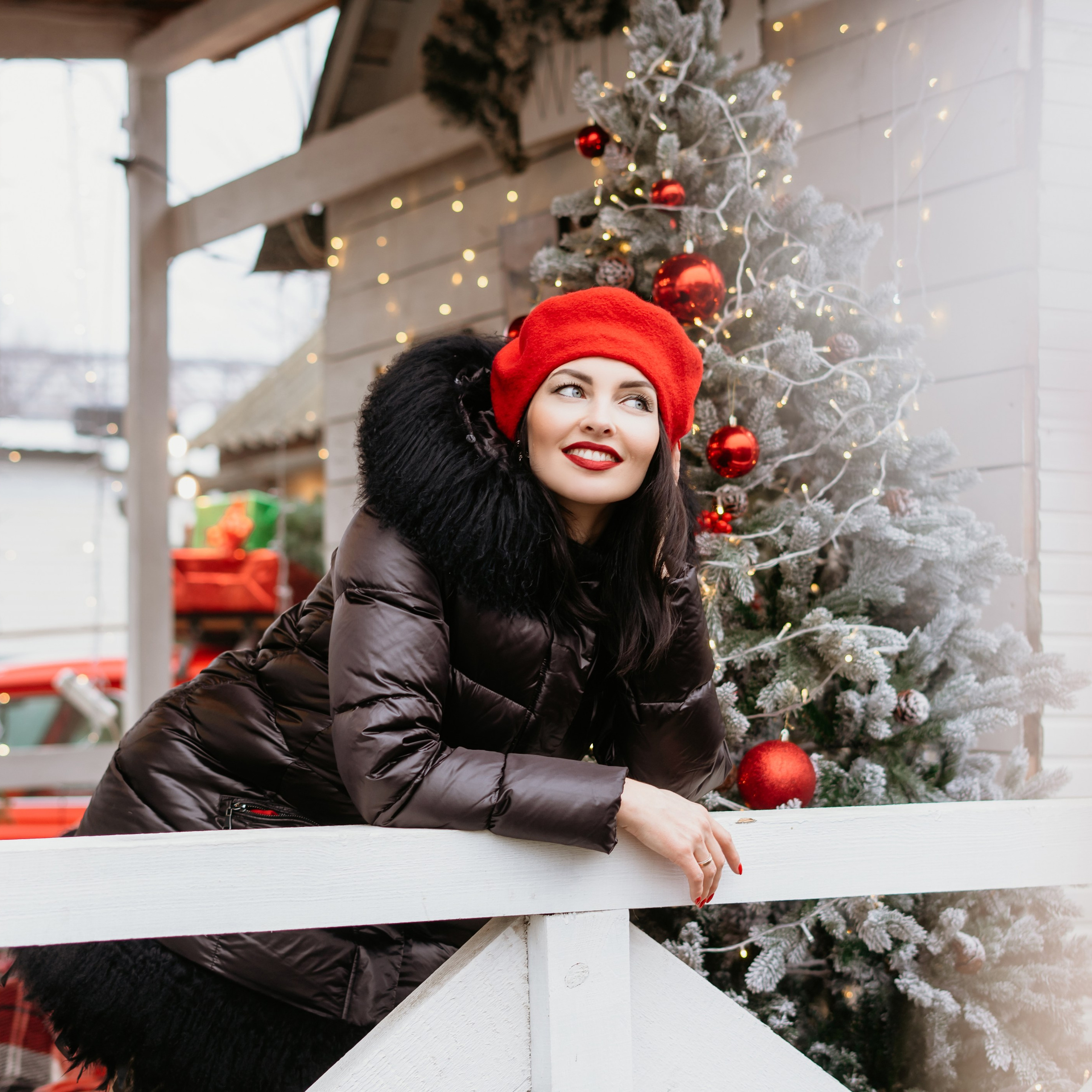 Веранда Новый Год Утро