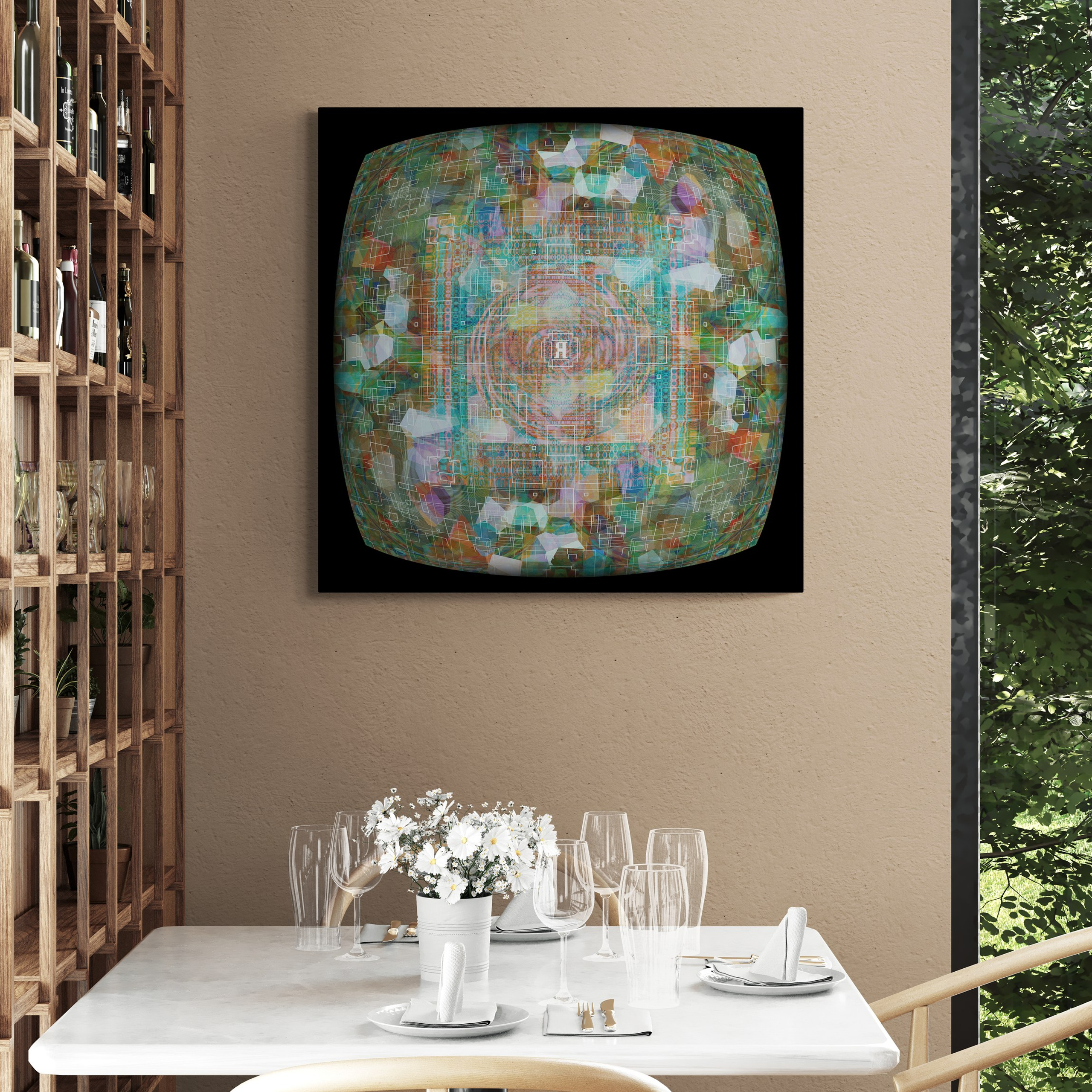 Картины в интерьере (Teleshop) / Paintings in the interior. Роман Ходырев — эзотериолог, художник, фотограф и музыкант. Санкт-Петербург, Рига