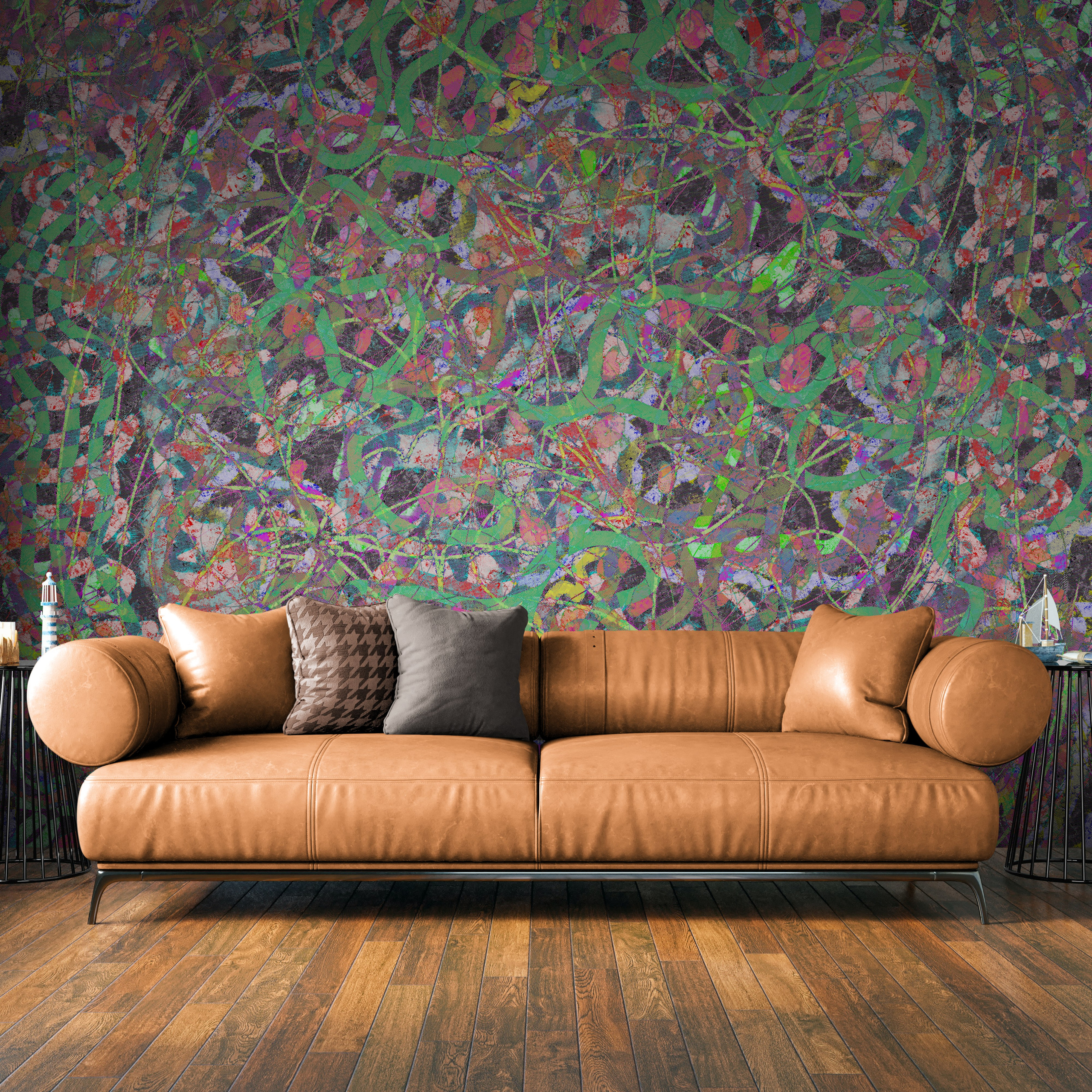 Картины в интерьере (Teleshop) / Paintings in the interior. Роман Ходырев — эзотериолог, художник, фотограф и музыкант. Санкт-Петербург, Рига