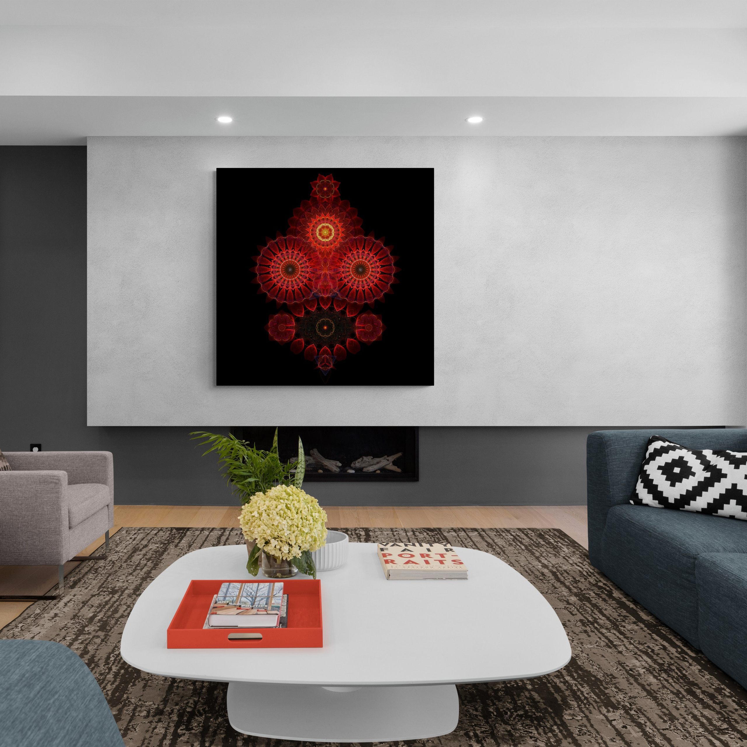 Картины в интерьере (Teleshop) / Paintings in the interior. Роман Ходырев — эзотериолог, художник, фотограф и музыкант. Санкт-Петербург, Рига