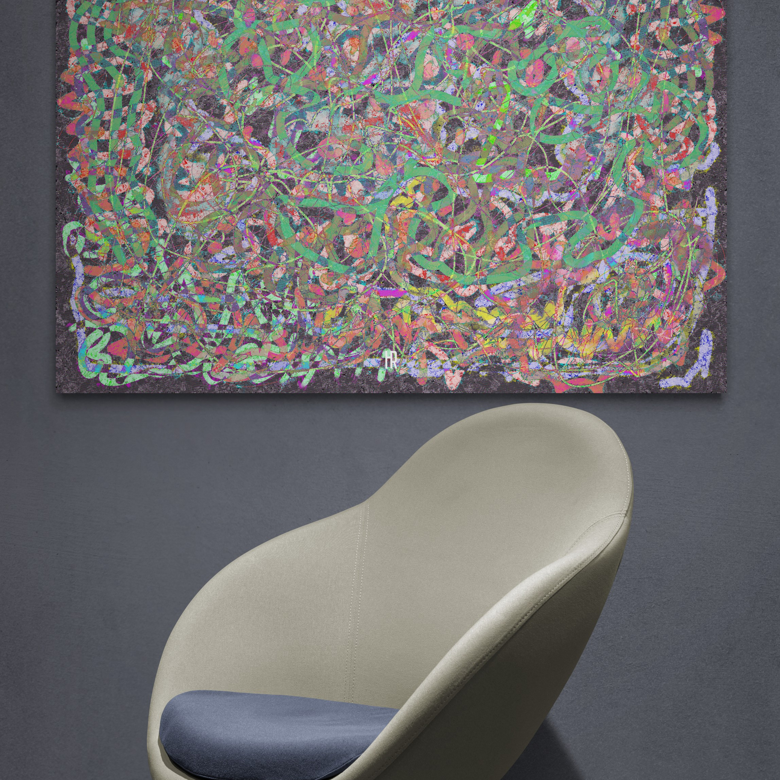Картины в интерьере (Teleshop) / Paintings in the interior. Роман Ходырев — эзотериолог, художник, фотограф и музыкант. Санкт-Петербург, Рига