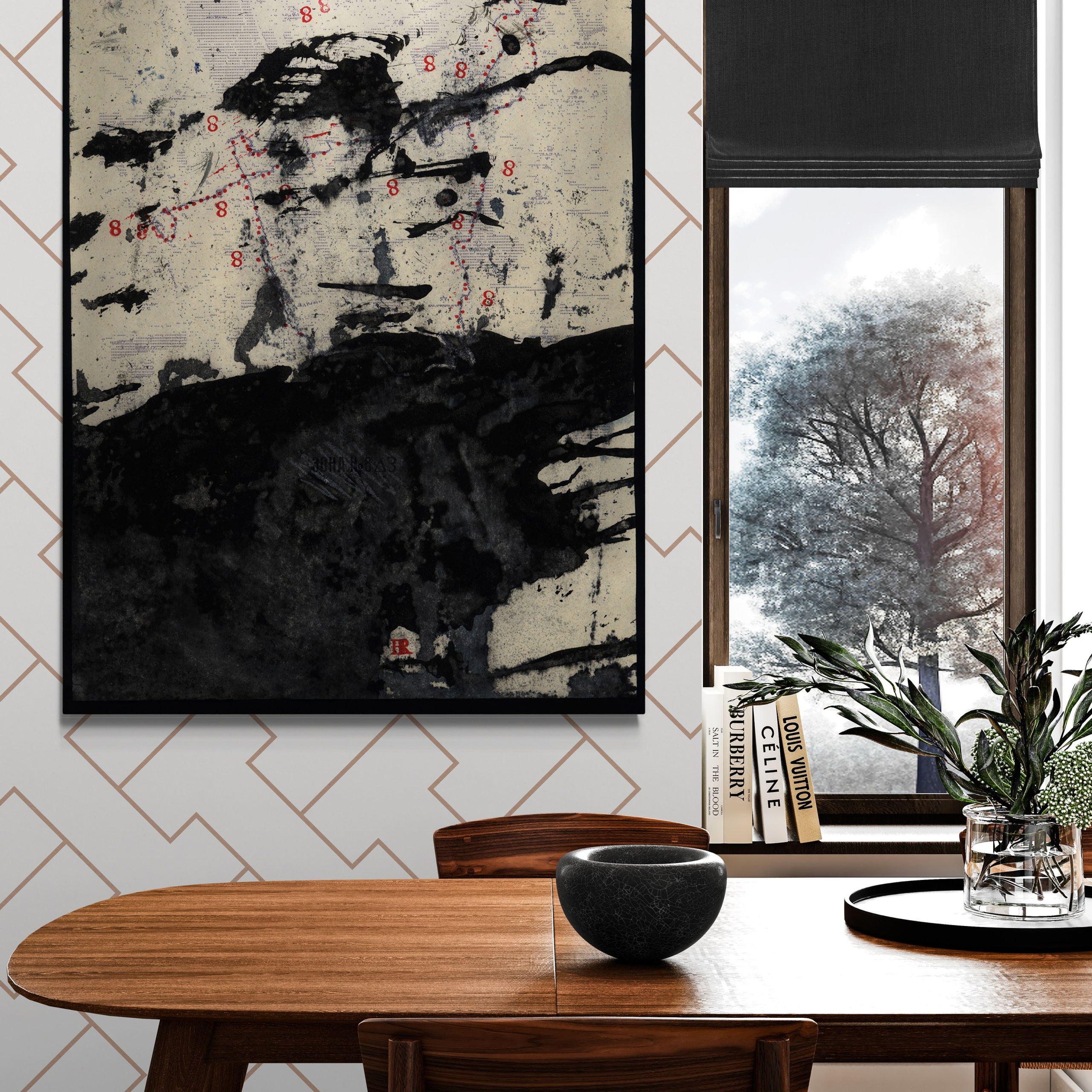 Картины в интерьере (Teleshop) / Paintings in the interior. Роман Ходырев — эзотериолог, художник, фотограф и музыкант. Санкт-Петербург, Рига
