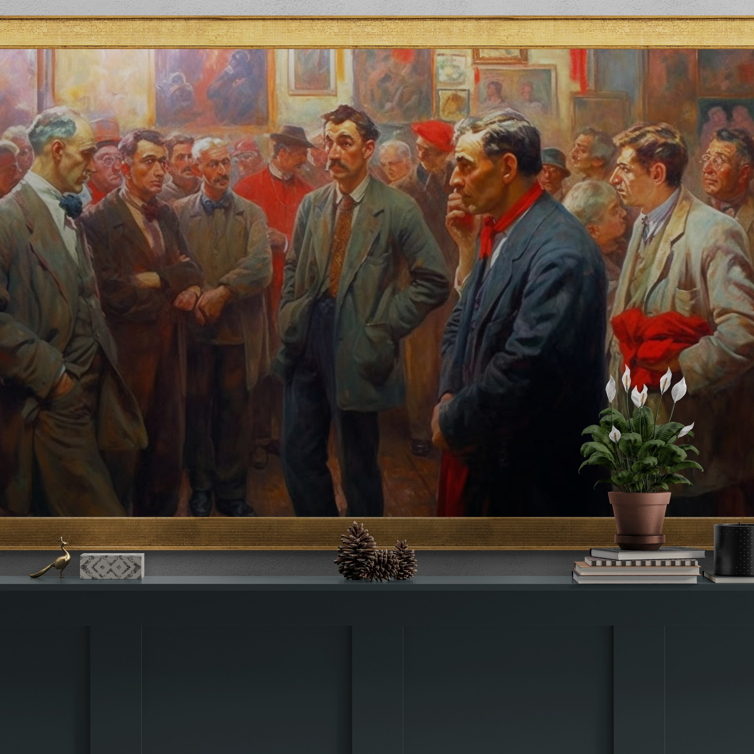 Картины в интерьере (Teleshop) / Paintings in the interior. Роман Ходырев — эзотериолог, художник, фотограф и музыкант. Санкт-Петербург, Рига
