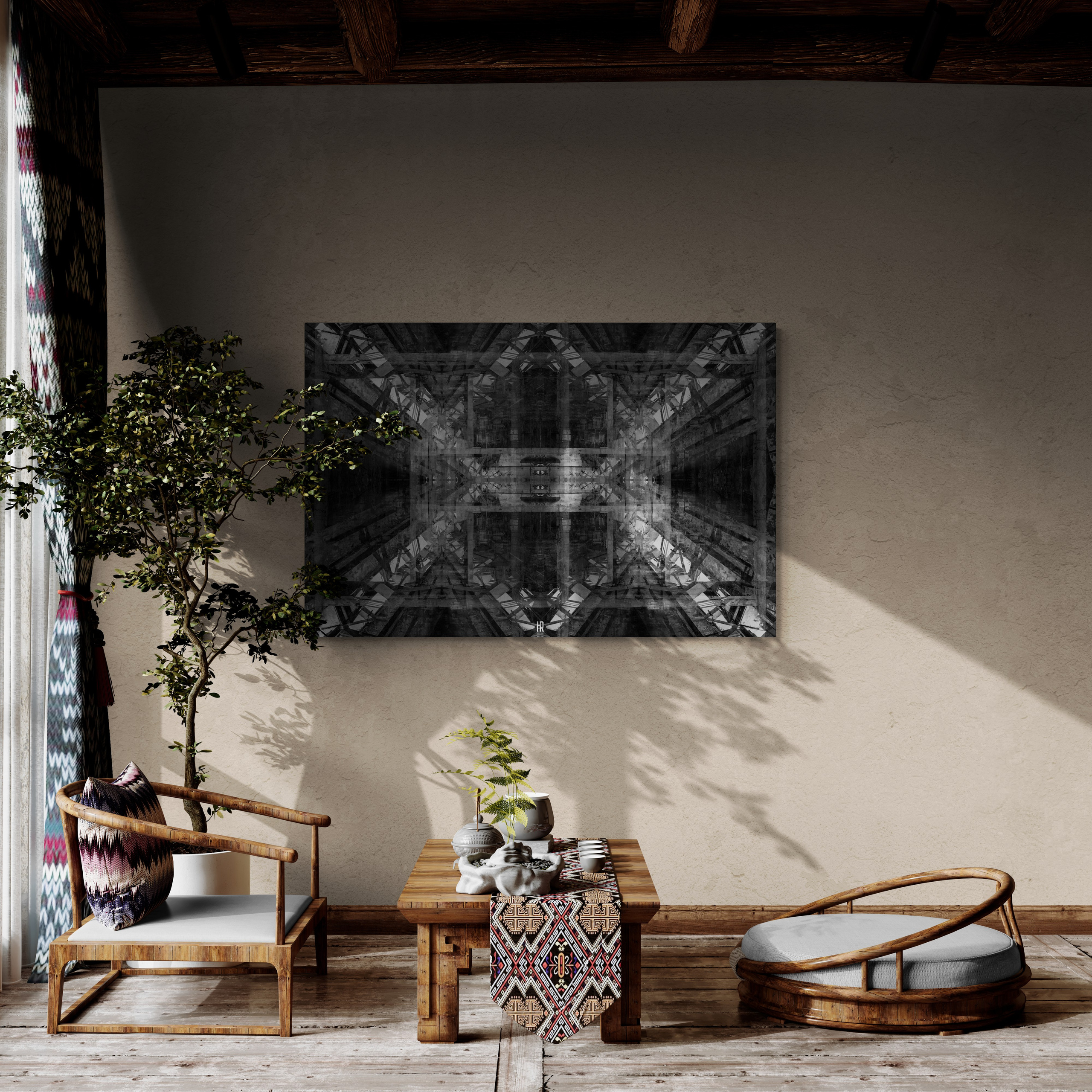 Картины в интерьере (Teleshop) / Paintings in the interior. Роман Ходырев — эзотериолог, художник, фотограф и музыкант. Санкт-Петербург, Рига