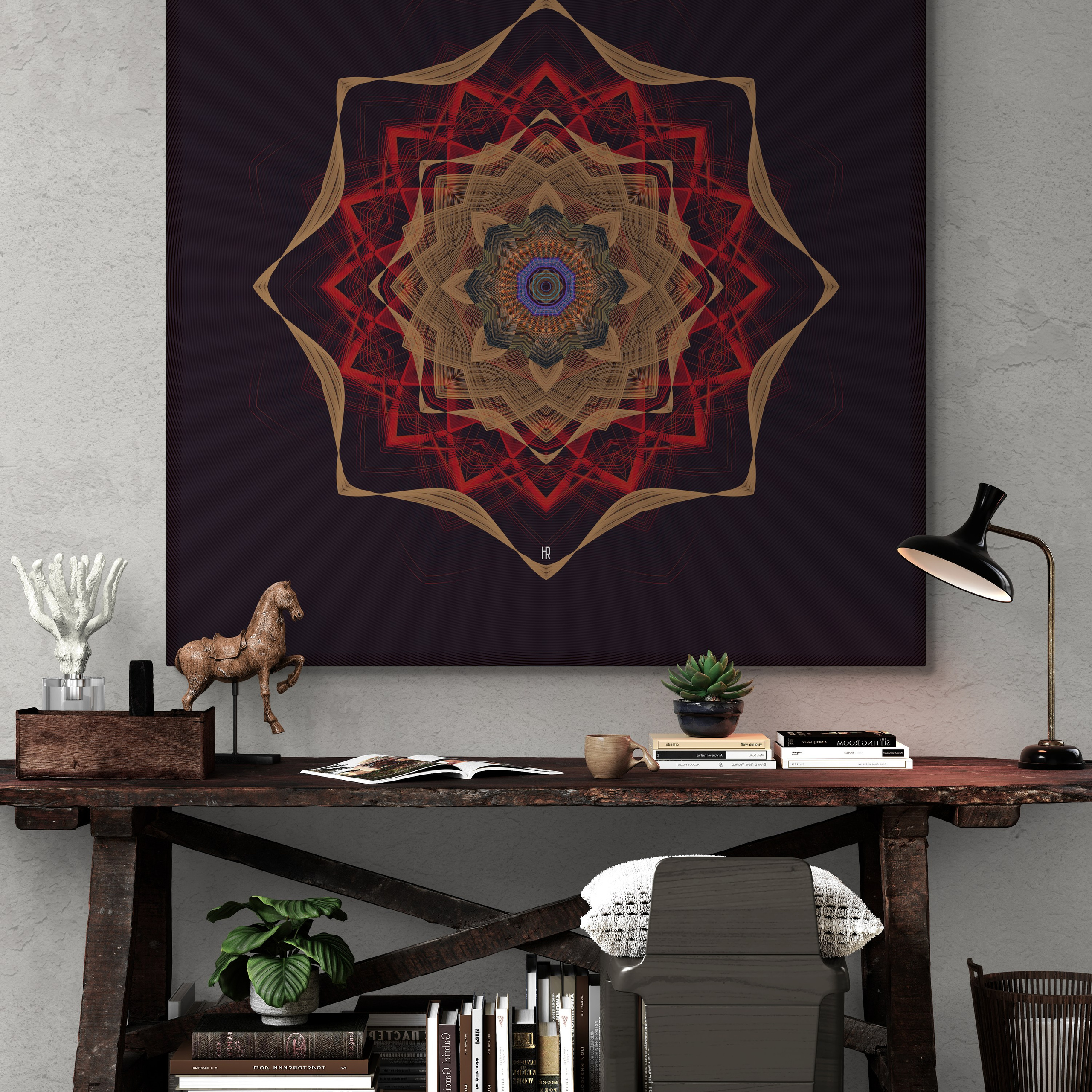 Картины в интерьере (Teleshop) / Paintings in the interior. Роман Ходырев — эзотериолог, художник, фотограф и музыкант. Санкт-Петербург, Рига