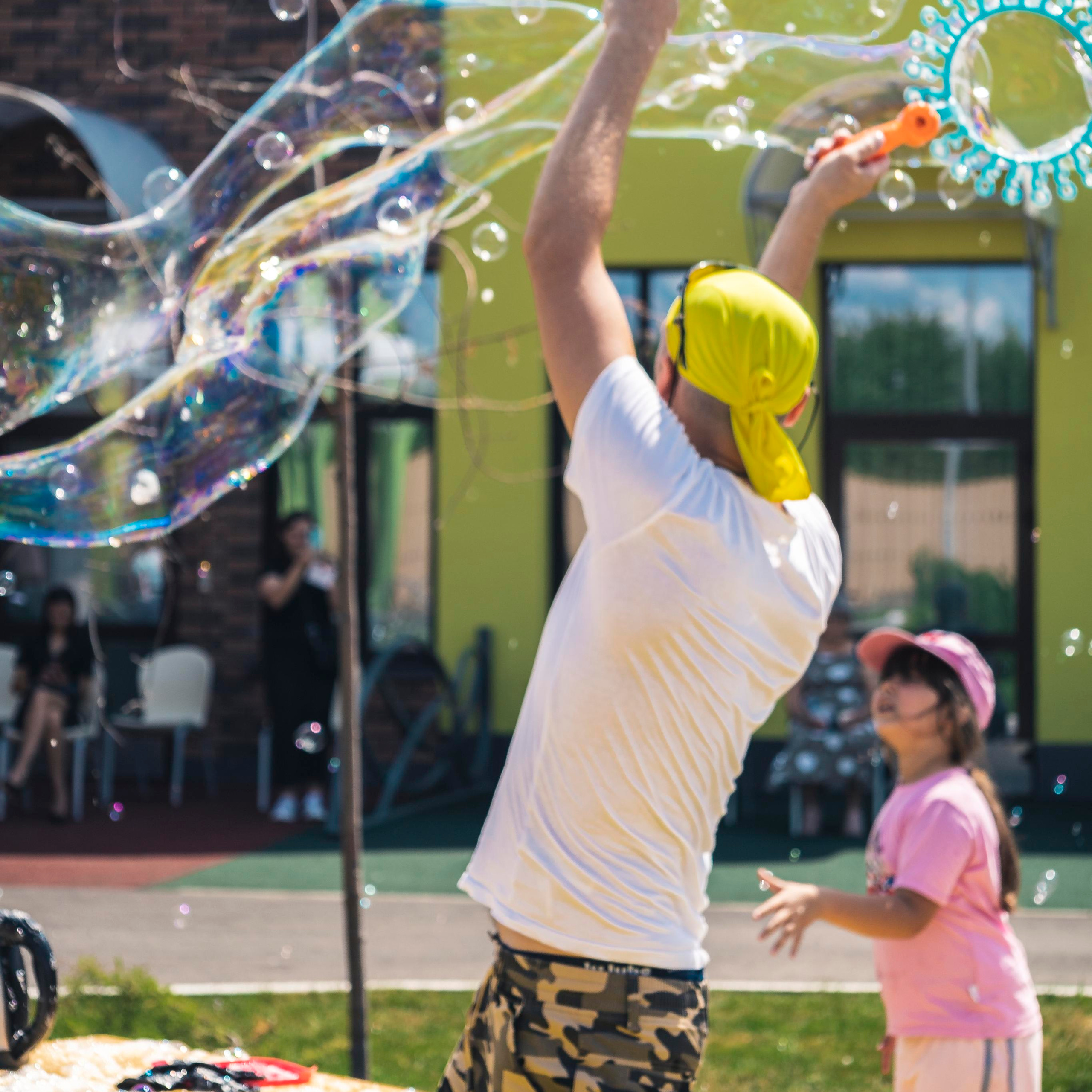 Фотосессия с мыльными пузырями. Фотограф Каримов Виктор