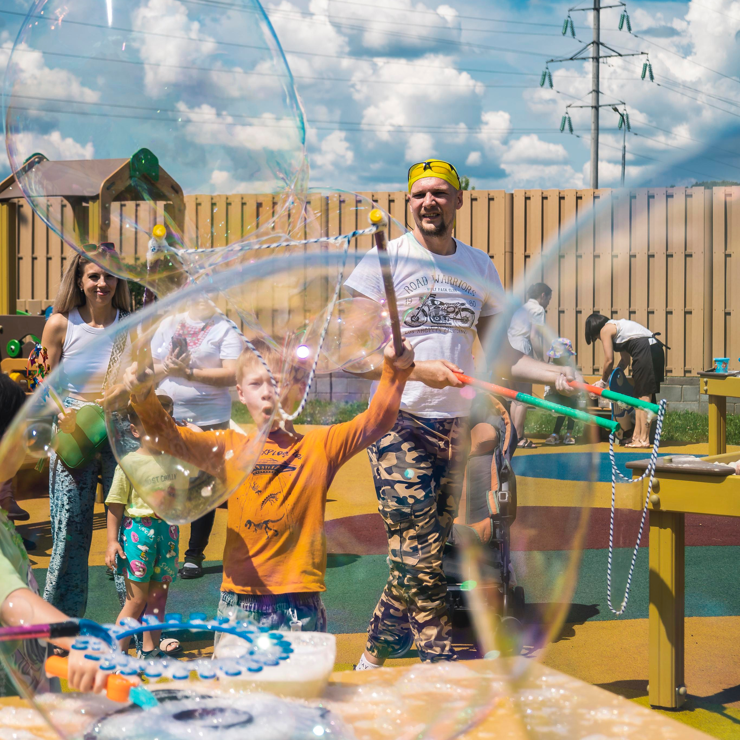 Фотосессия с мыльными пузырями. Фотограф Каримов Виктор