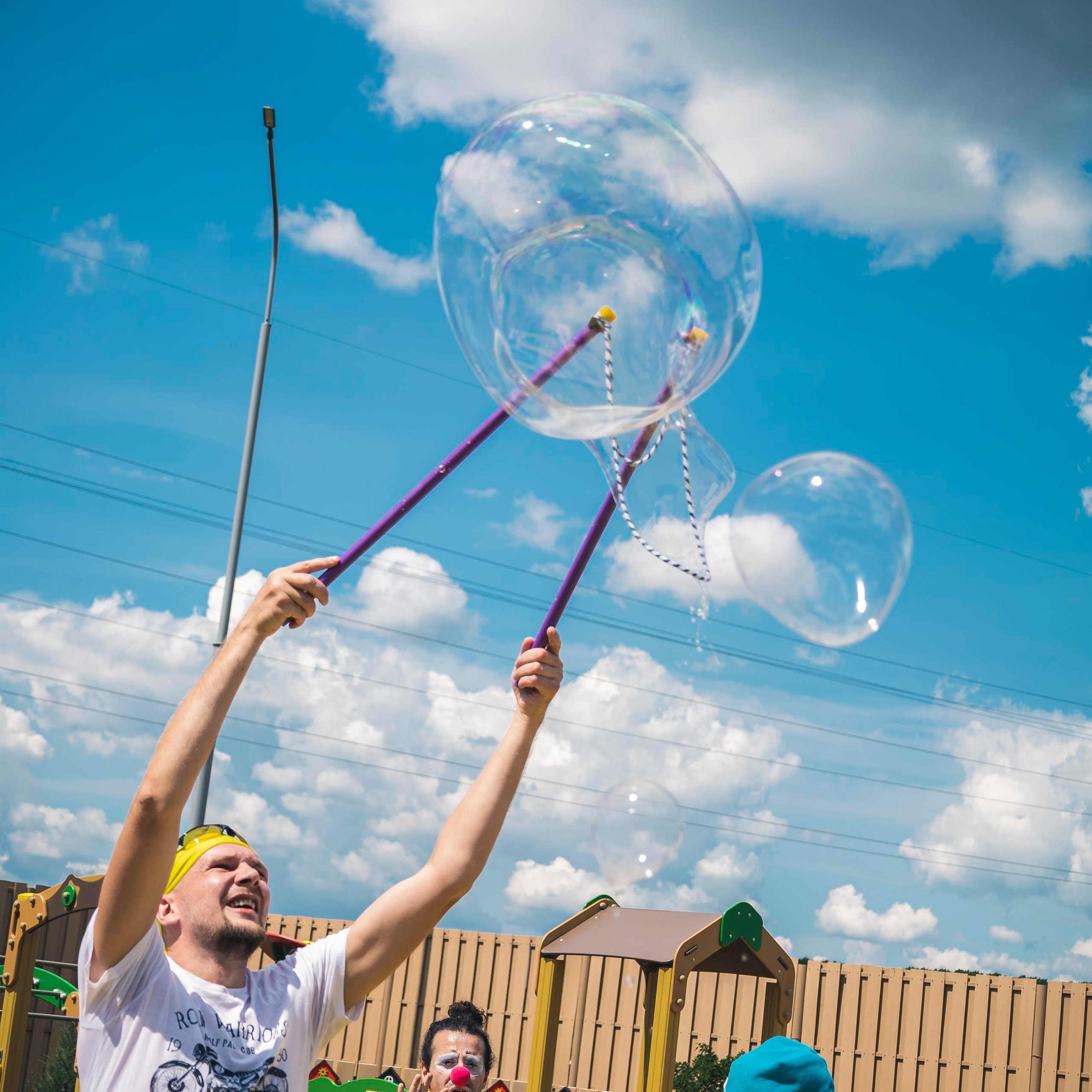 Фотосессия с мыльными пузырями. Фотограф Каримов Виктор