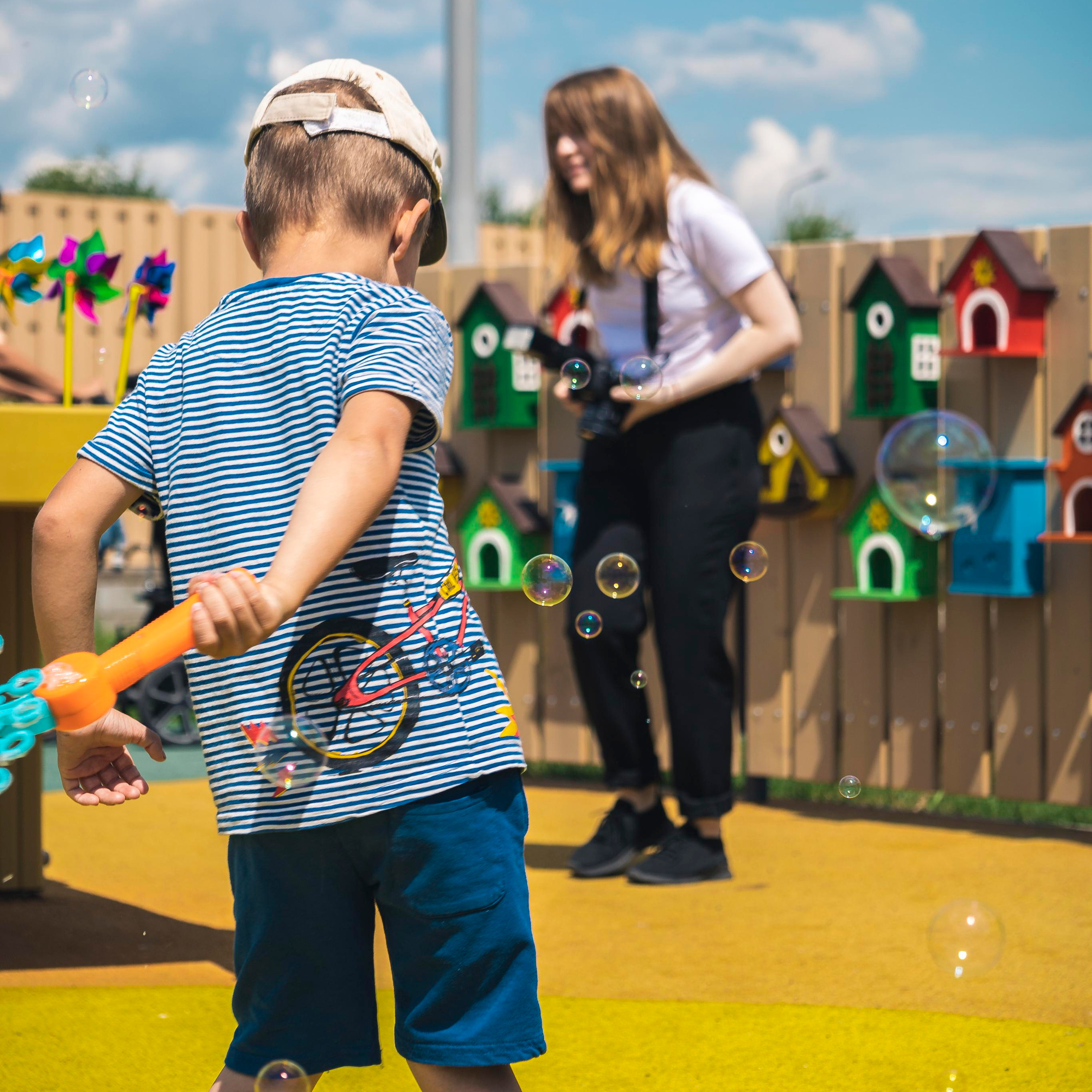 Фотосессия с мыльными пузырями. Фотограф Каримов Виктор