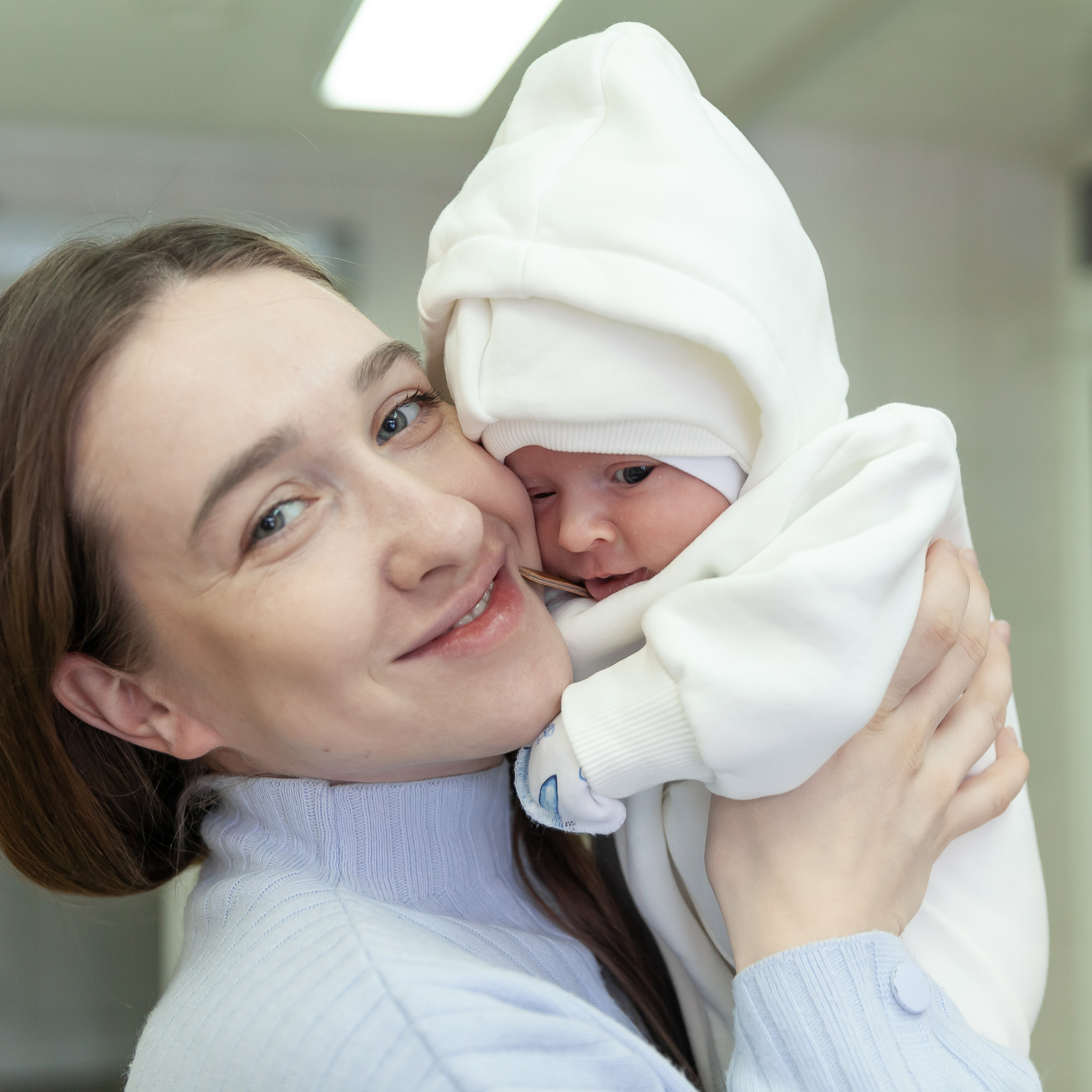 Съемка выписки. Первая фотостудия новорожденных в г. Кемерово