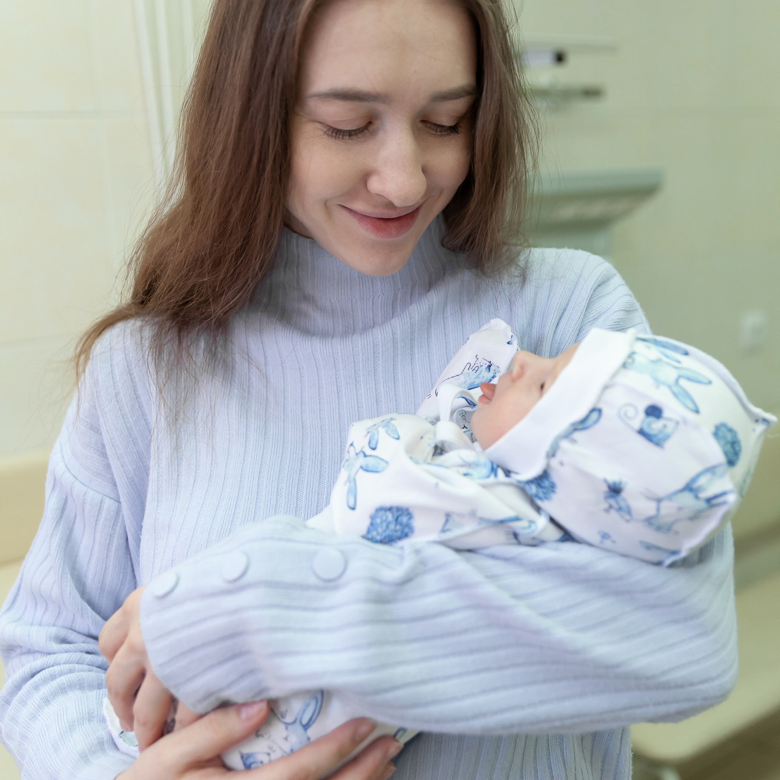 Съемка выписки. Первая фотостудия новорожденных в г. Кемерово