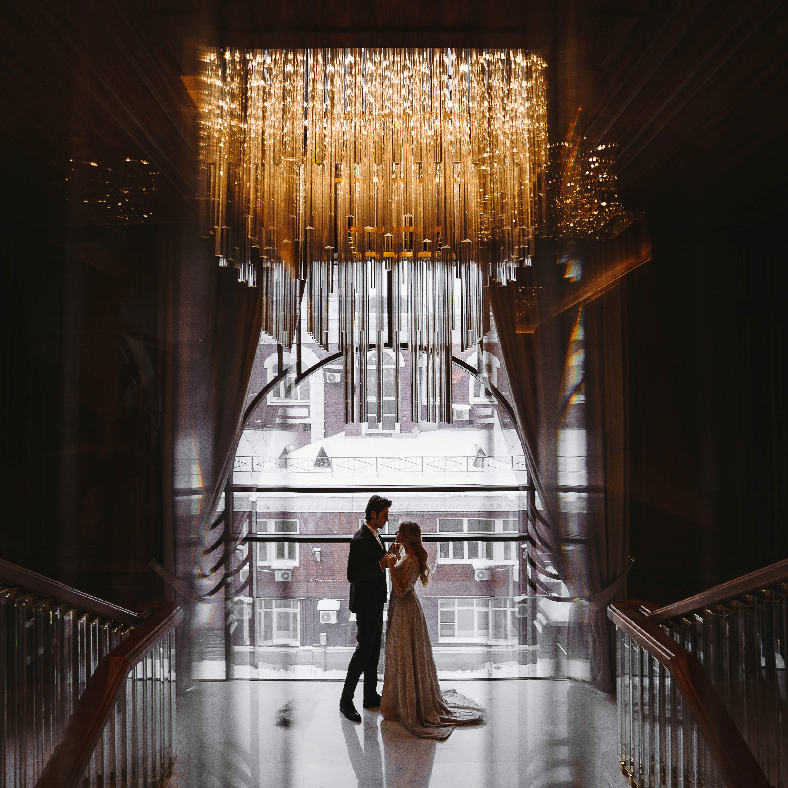 Свадебная фотосессия в отеле Marriott Imperial Plaza Москва