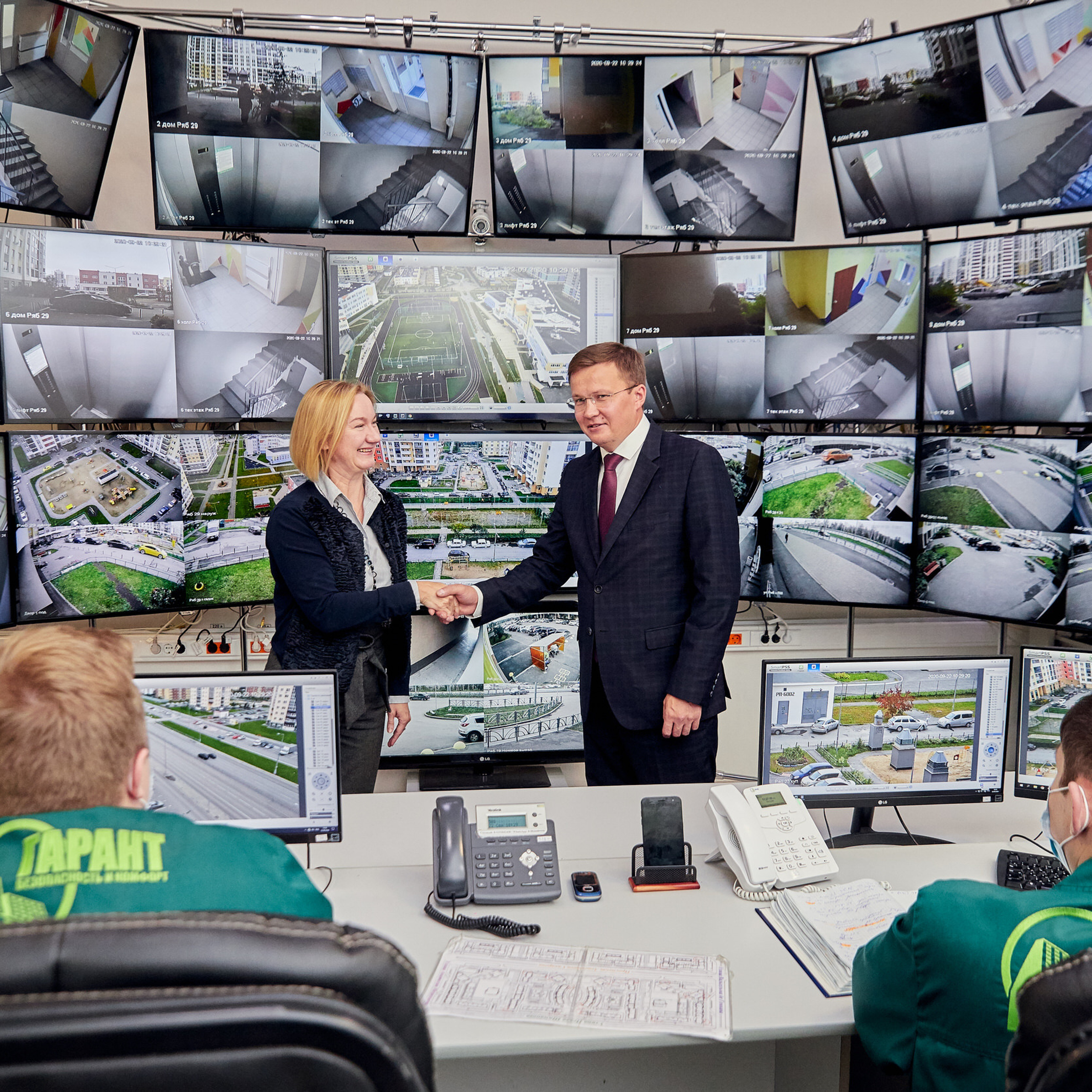 Репортаж с центра мониторинга безопасности Академического района