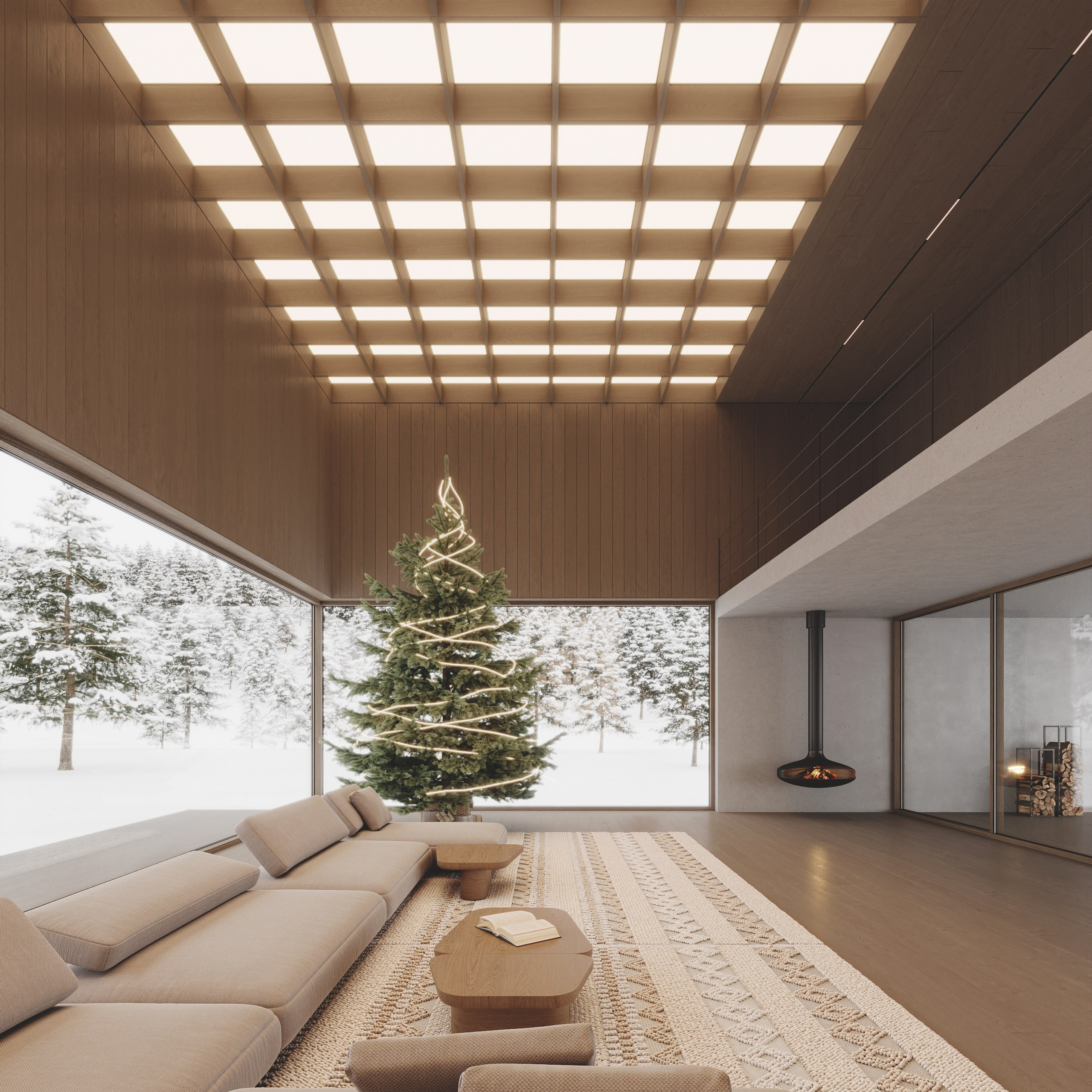 CHRISTMAS MYSTERY HOUSE | Дизайн концепция новогоднего интерьера. Студия дизайна интерьера в Сочи mon buro Дизайнер Павел Пура