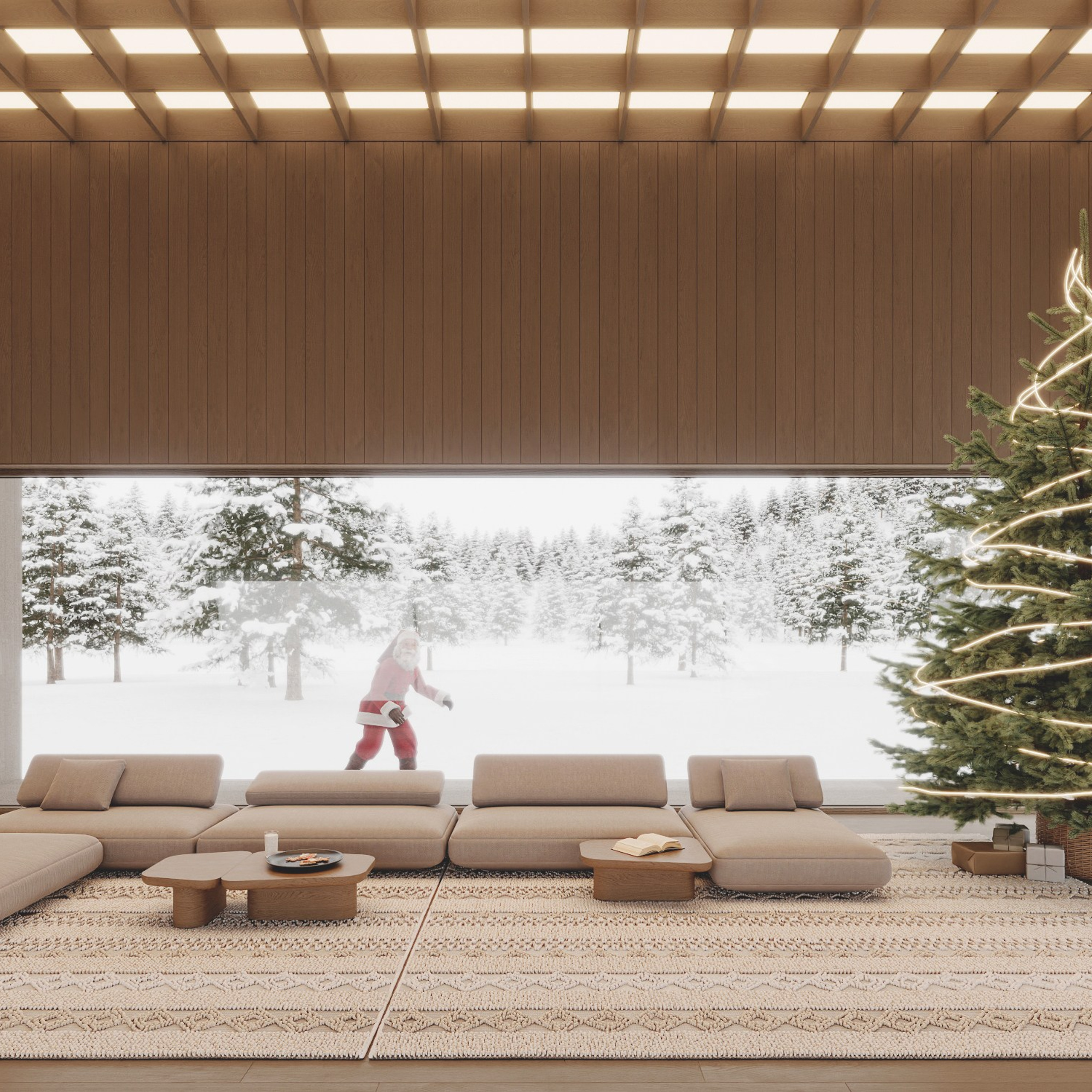 CHRISTMAS MYSTERY HOUSE | Дизайн концепция новогоднего интерьера. Студия дизайна интерьера в Сочи mon buro Дизайнер Павел Пура