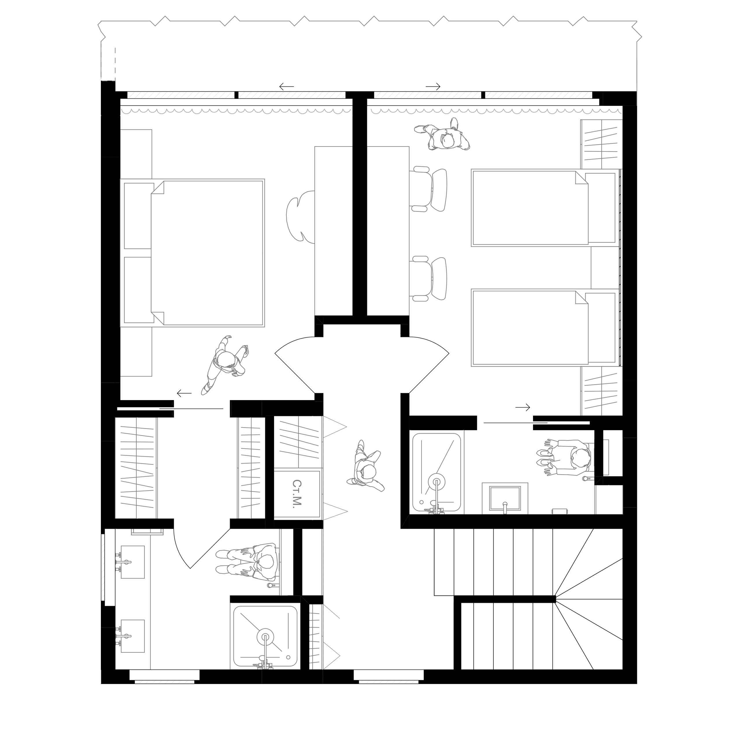 MV 110 | Дизайн проект частного дома в коттеджном поселке. Студия дизайна интерьера в Сочи mon buro Дизайнер Павел Пура