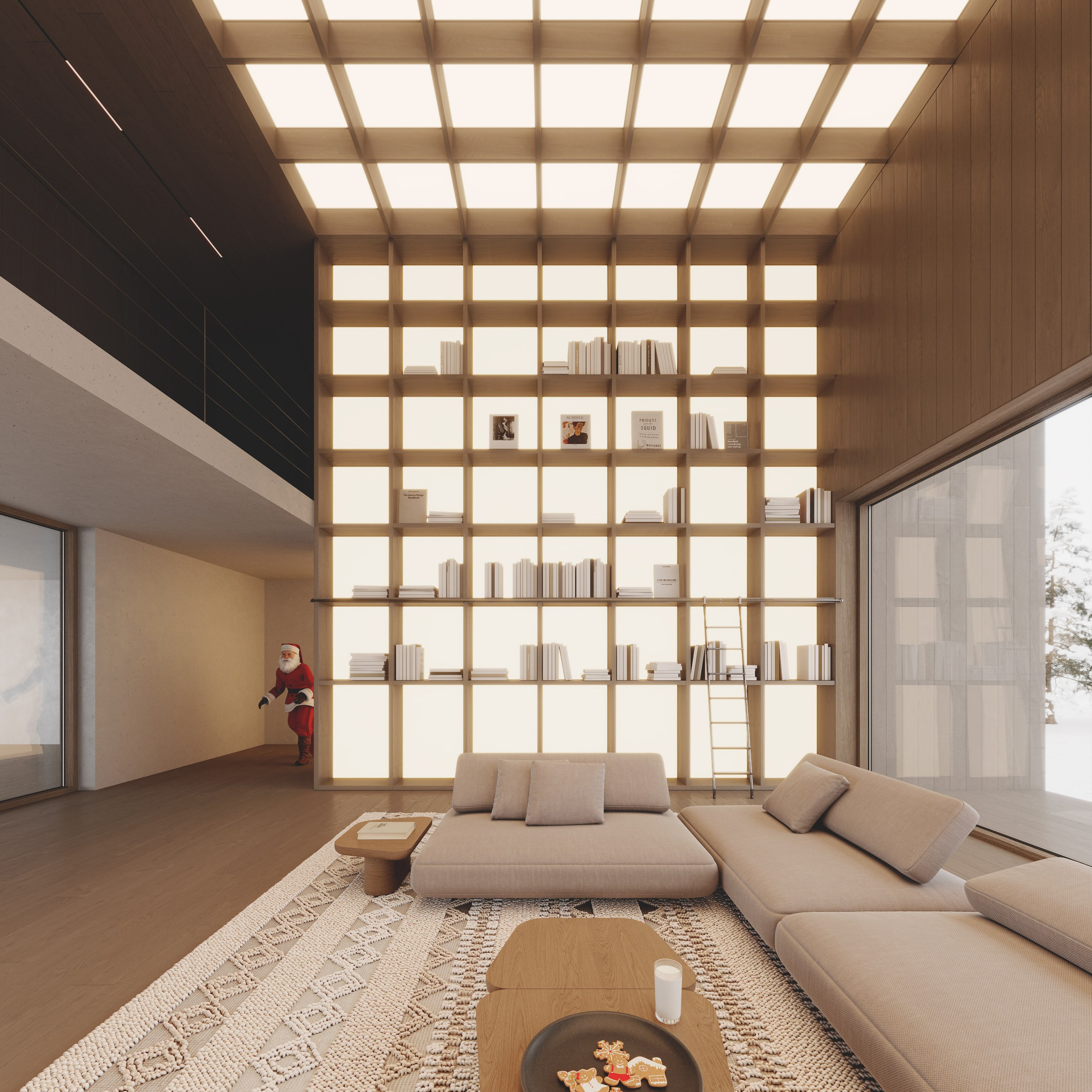 CHRISTMAS MYSTERY HOUSE | Дизайн концепция новогоднего интерьера. Студия дизайна интерьера в Сочи mon buro Дизайнер Павел Пура