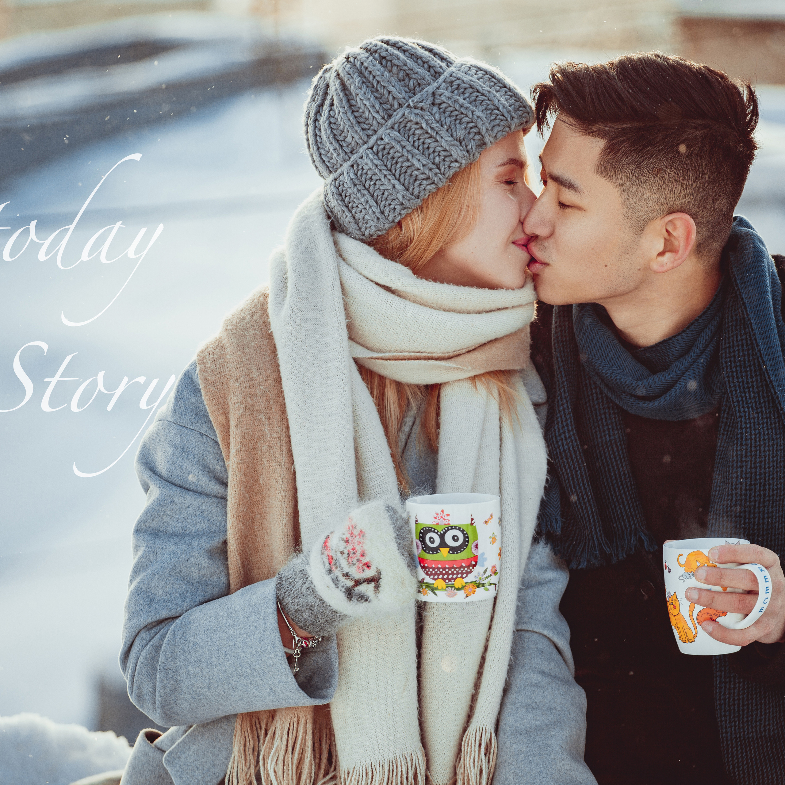 Настя и Денис на крыше