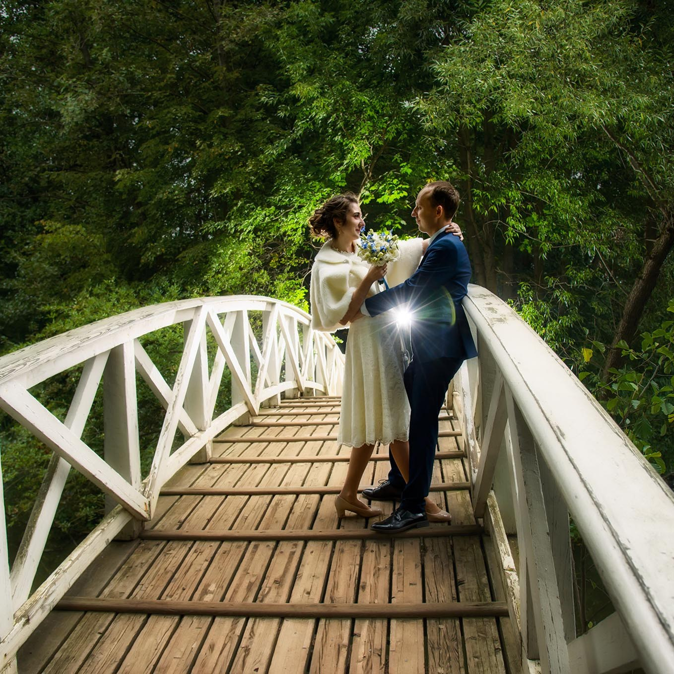 Прогулка в Остафьево, Андрей и Сабина