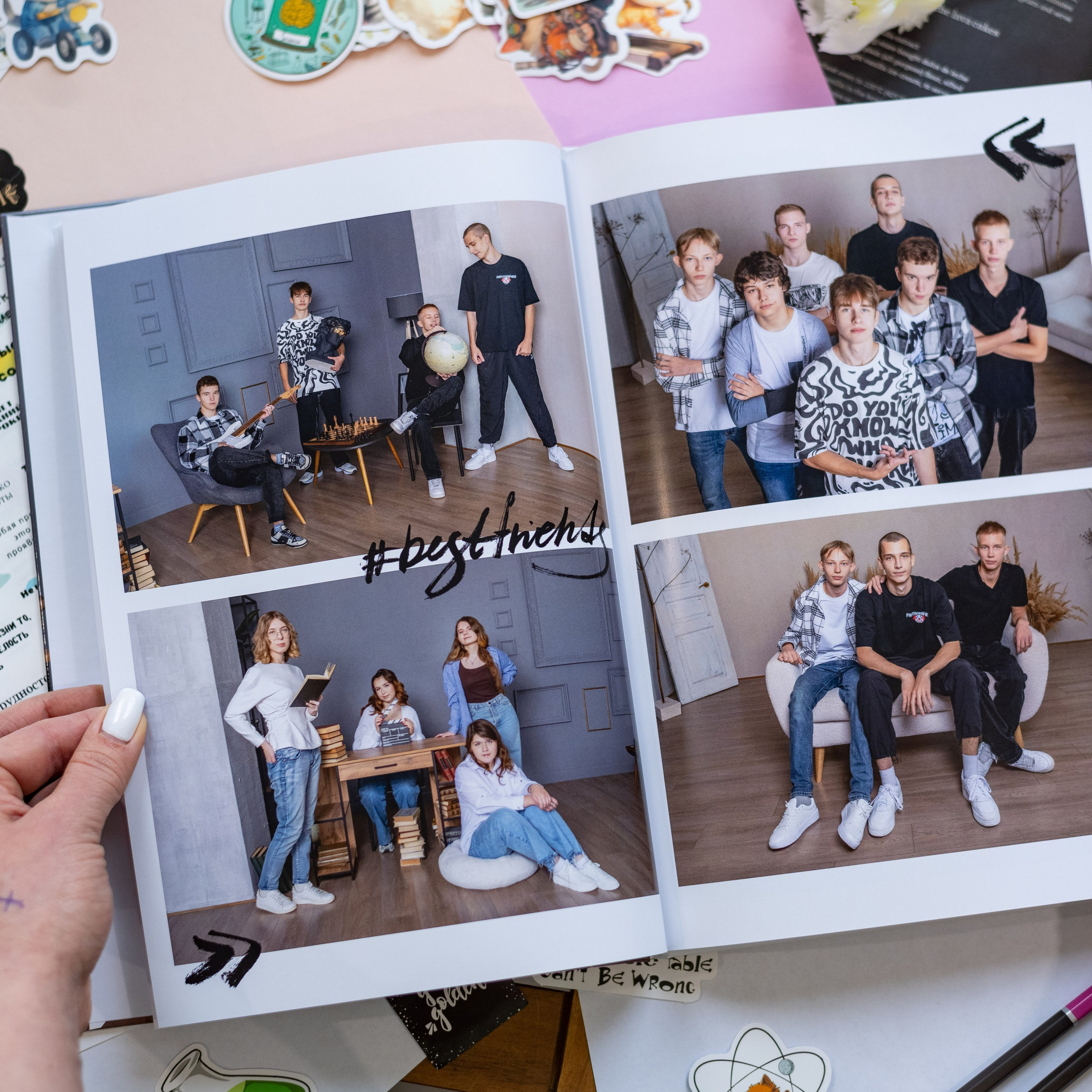 Альбом с наклейками. Выпускные альбомы в Подольске Москве и МО