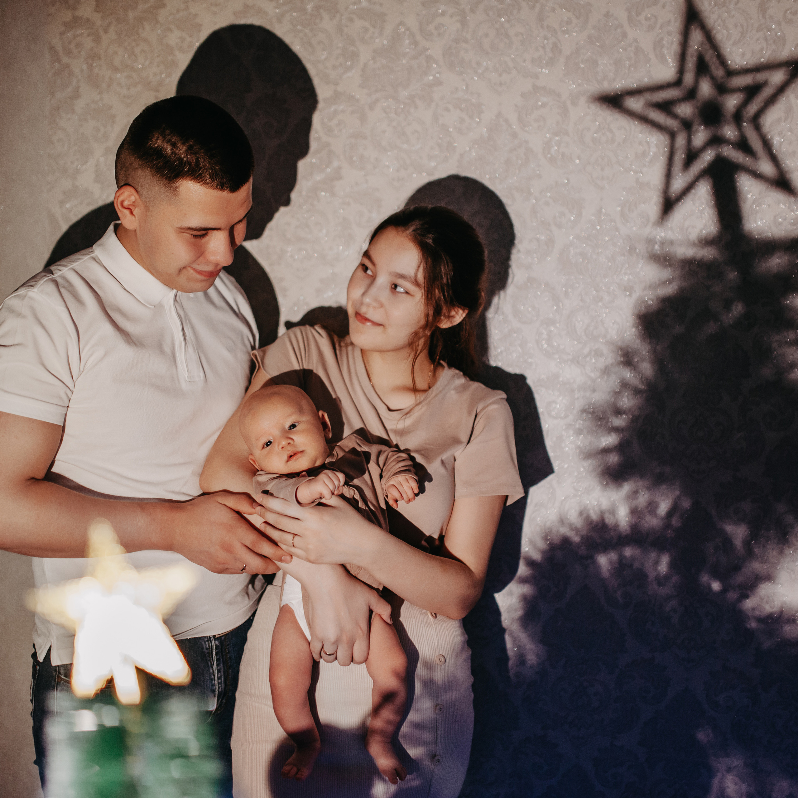 Первый Новый год втроём